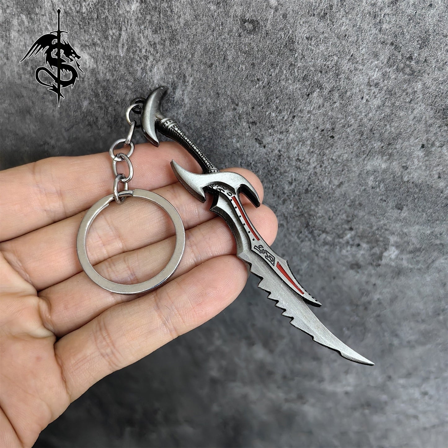 Daedric Sword Alloy Daedric Keychain