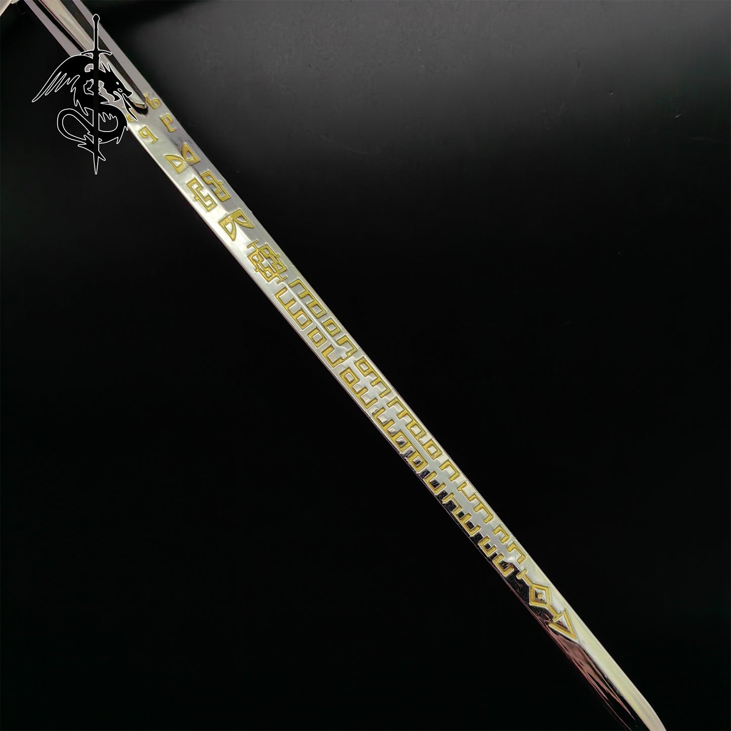 Aerondight Sword Small Metal Replica Geralt Silver Sword