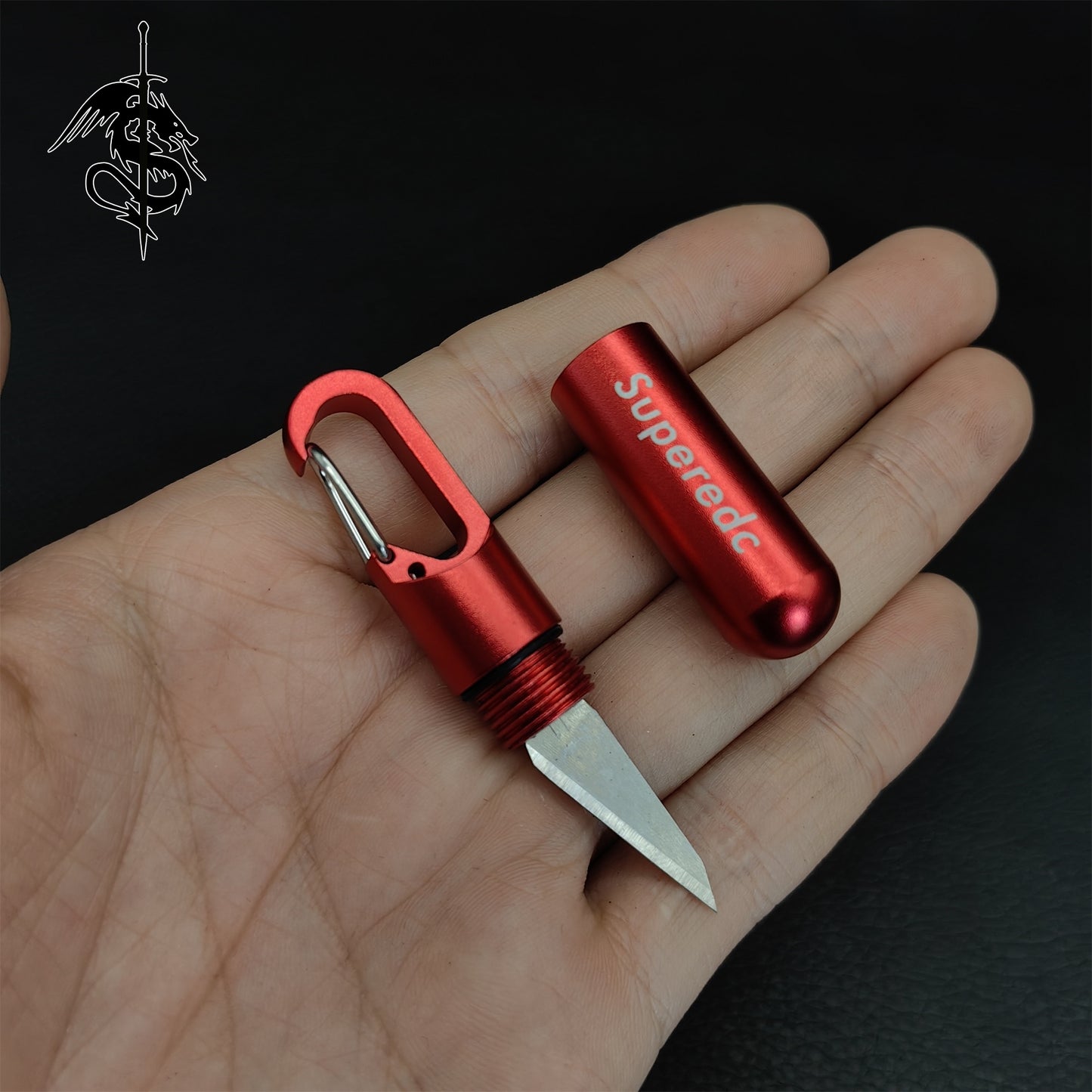 Tiny Baseball Bat EDC Sharp Tool Knife 3 Pcs USA Stock