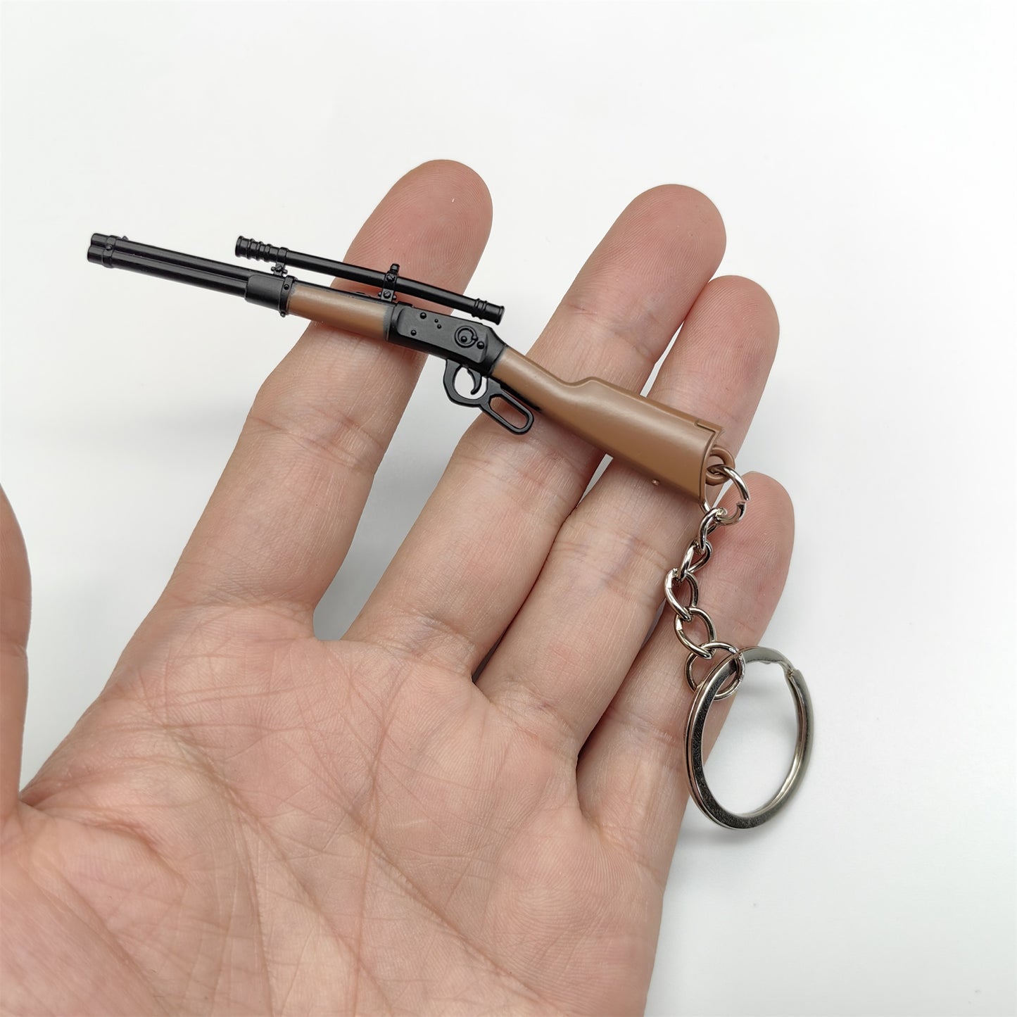 Tiny Double Barrel Shotgun Win 1894 Keychain 2 In 1 Pack USA Stock