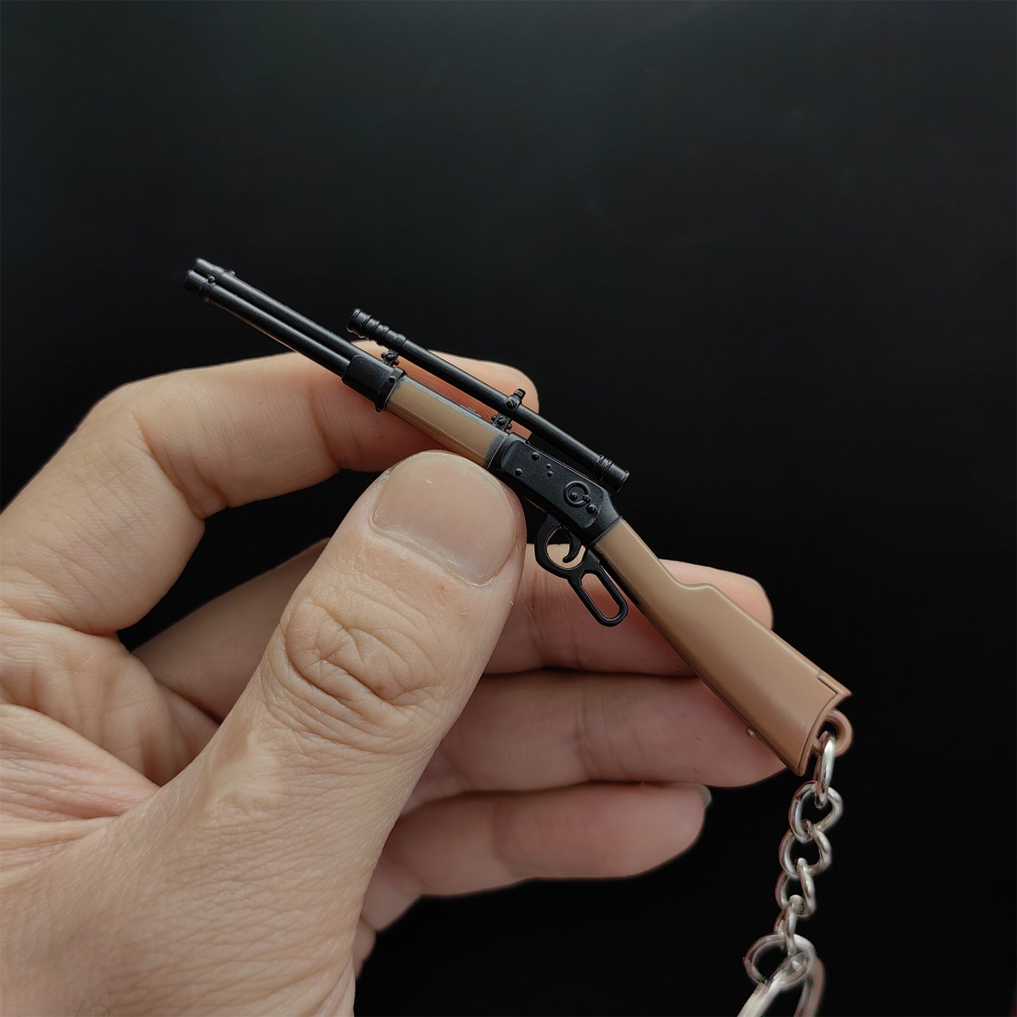 Tiny Double Barrel Shotgun Win 1894 Keychain 2 In 1 Pack USA Stock