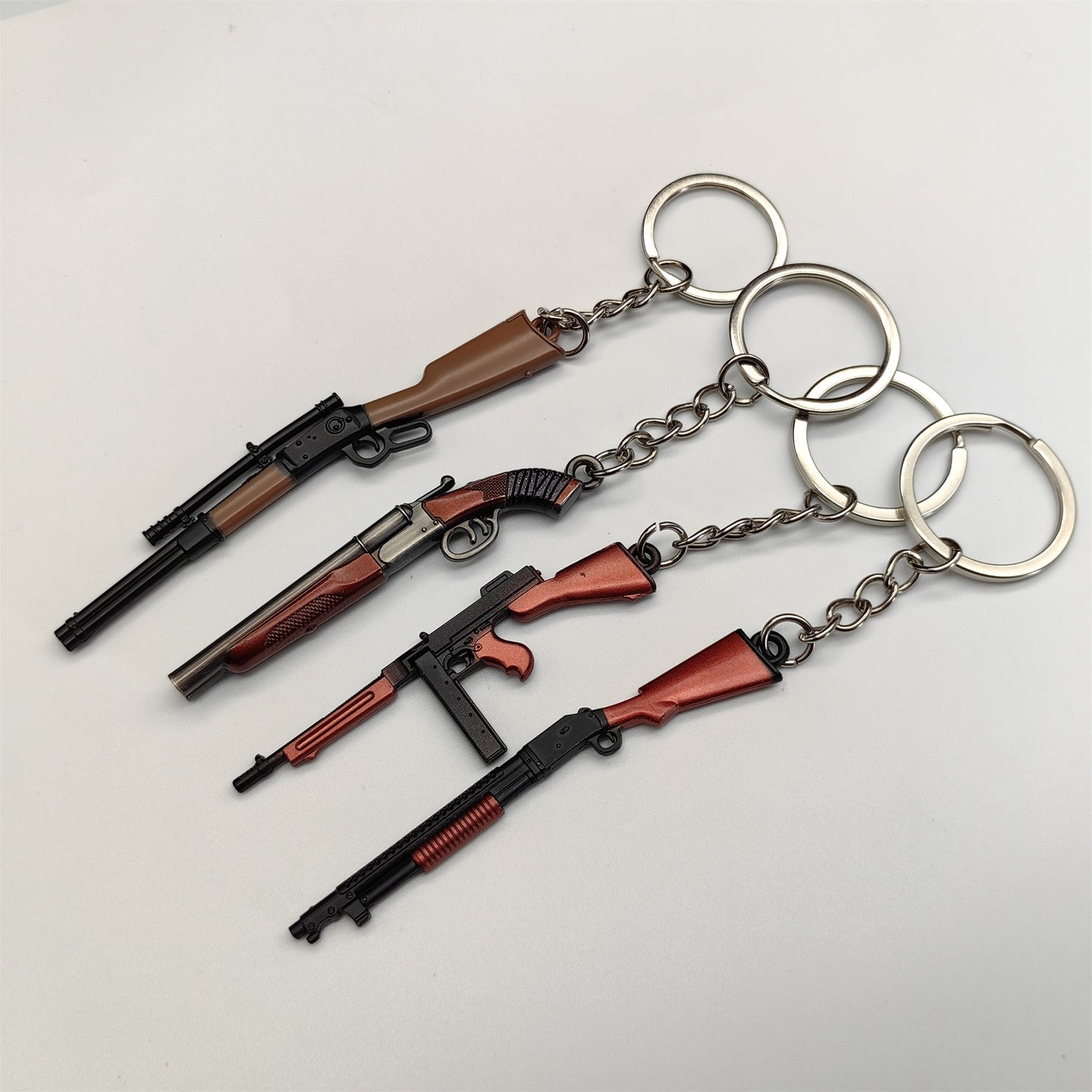 Mini Gun Keychain 4 In 1 Pack USA Stock