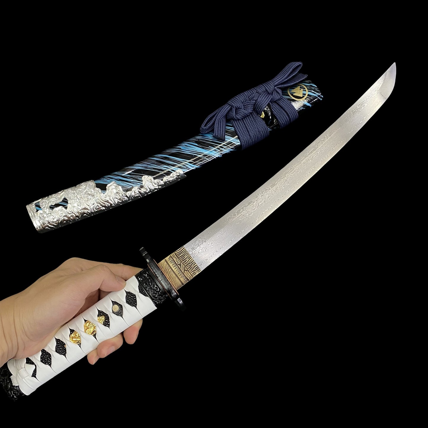 Jin Sakai Katana & Tanto Set-Damascus Steel Special Edition