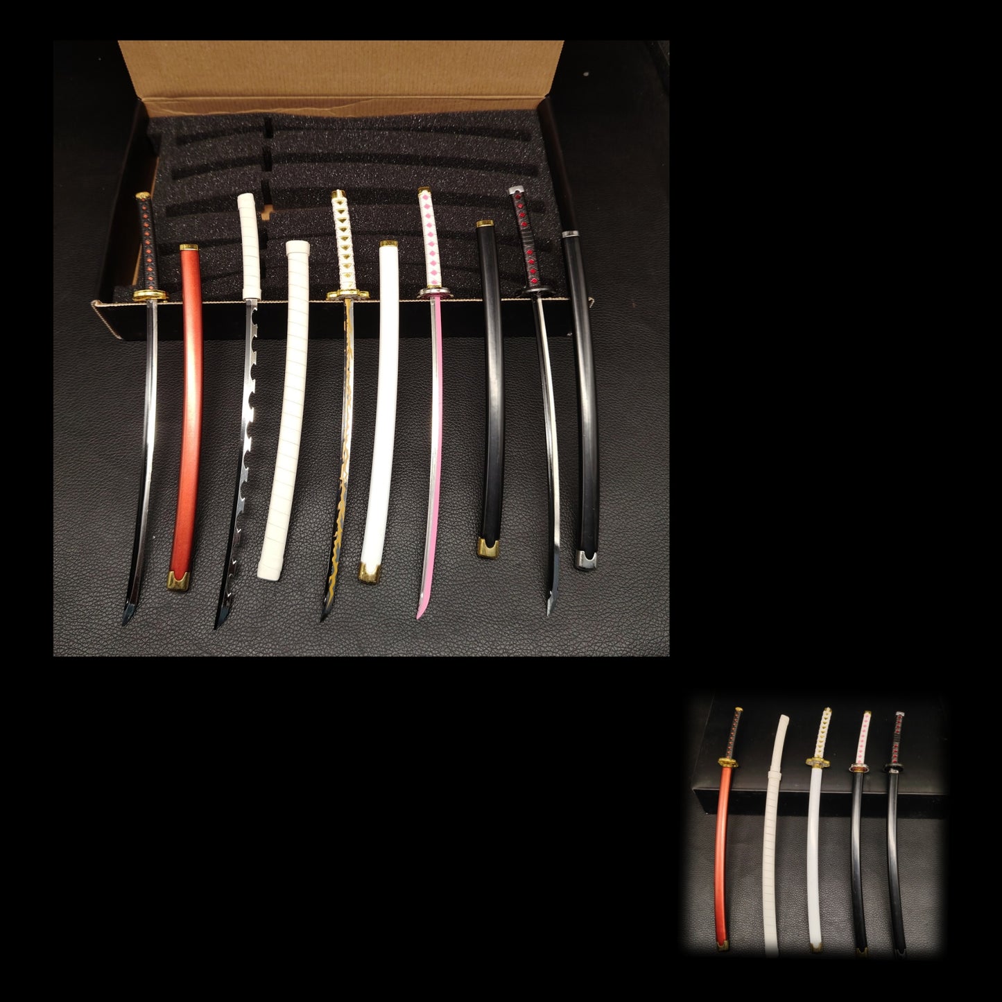 Metal Tiny Demon Killer Katanas Nichirin Swords
