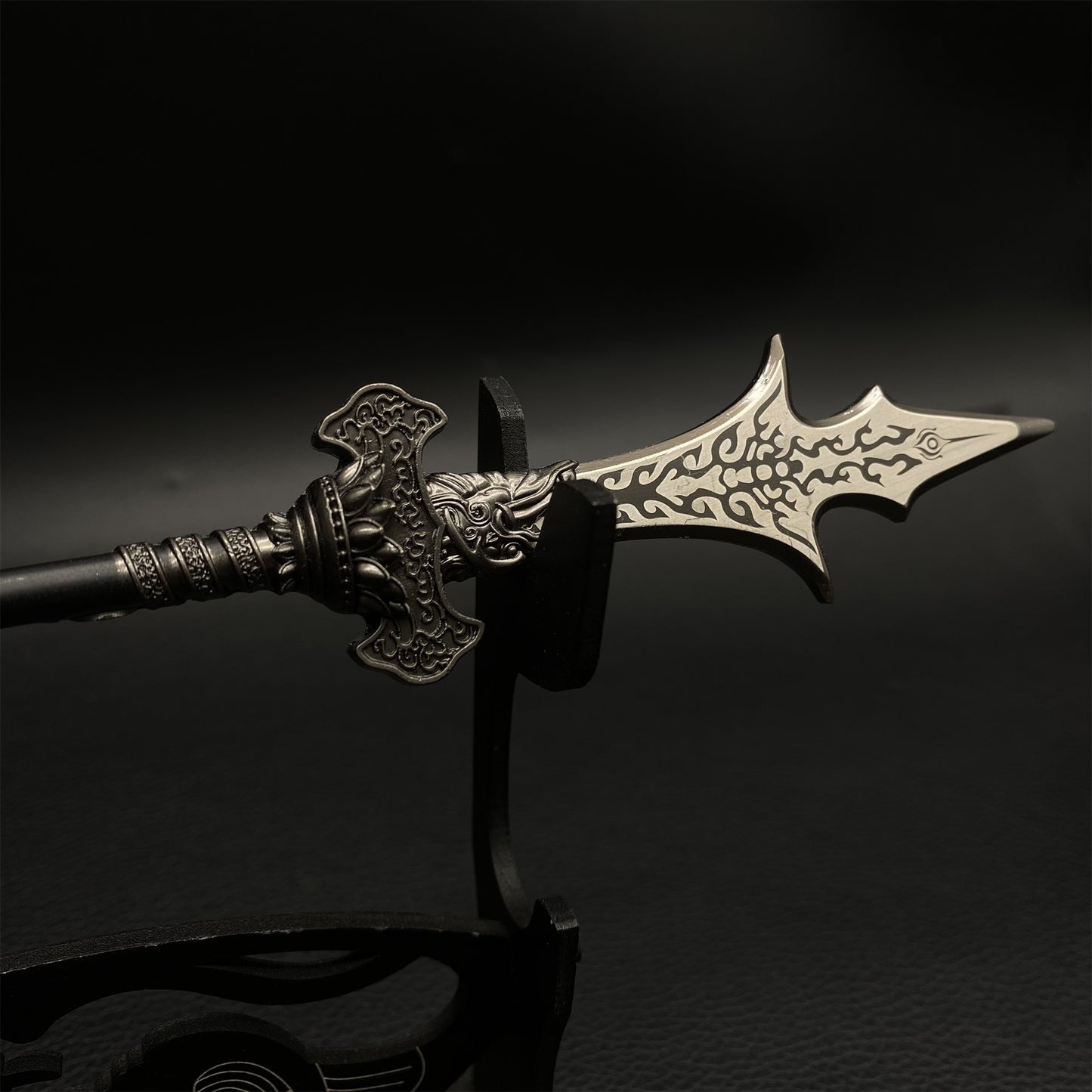 Black Myth:wukong Yangjian Trident Spear 25CM/9.8'' Metal Replica