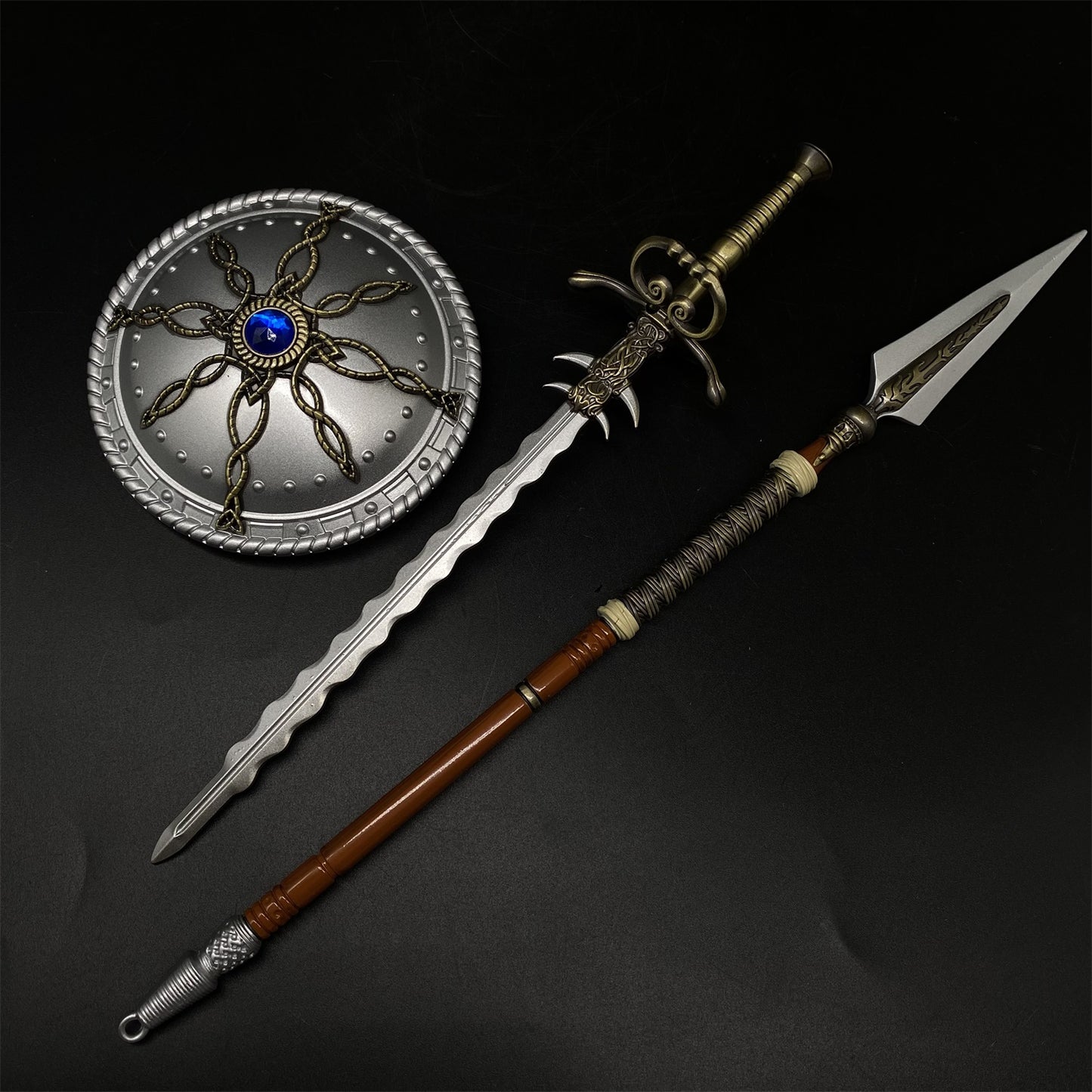 Middle Age Stormchaser Scutum Colossus Sword The Spear of Resurrection 3 in 1 Pack