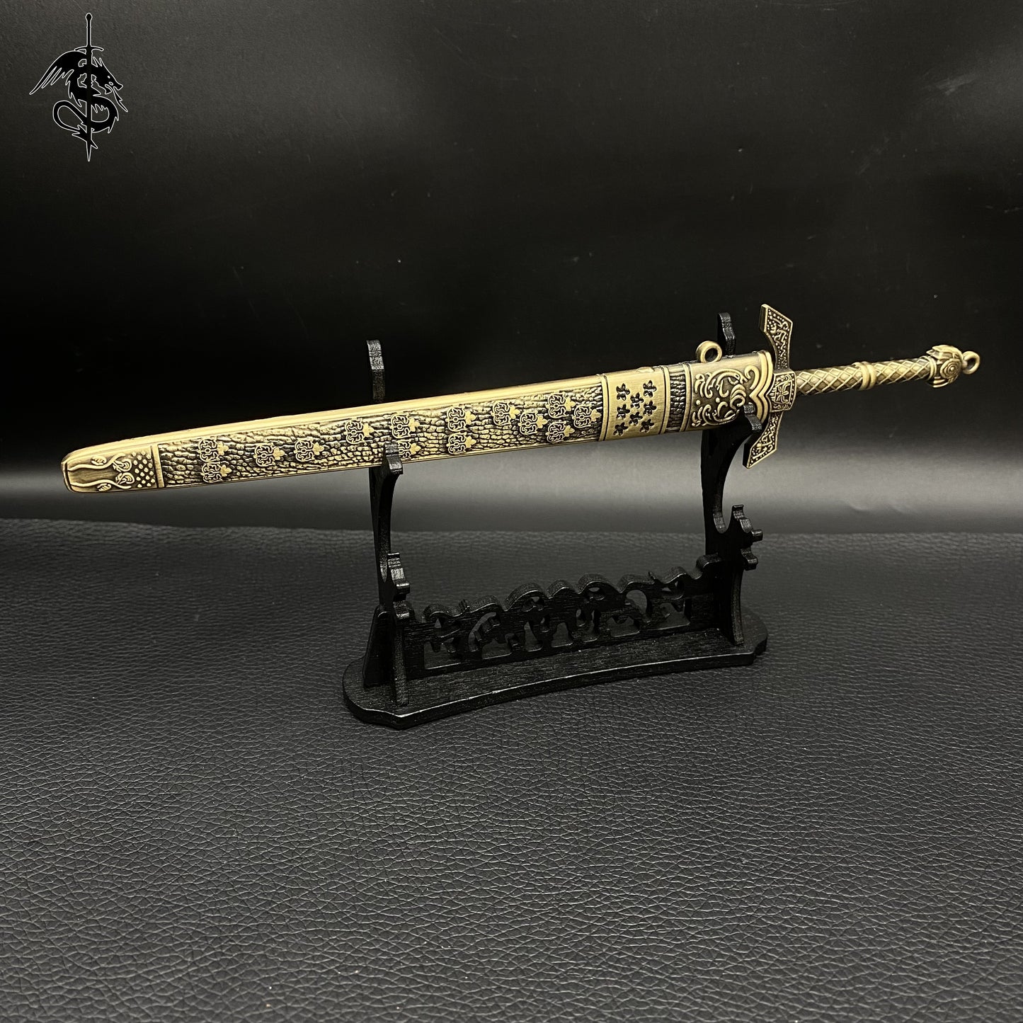 Miniature Displaying Wood Stand Katana Tiny Gun Display Holder