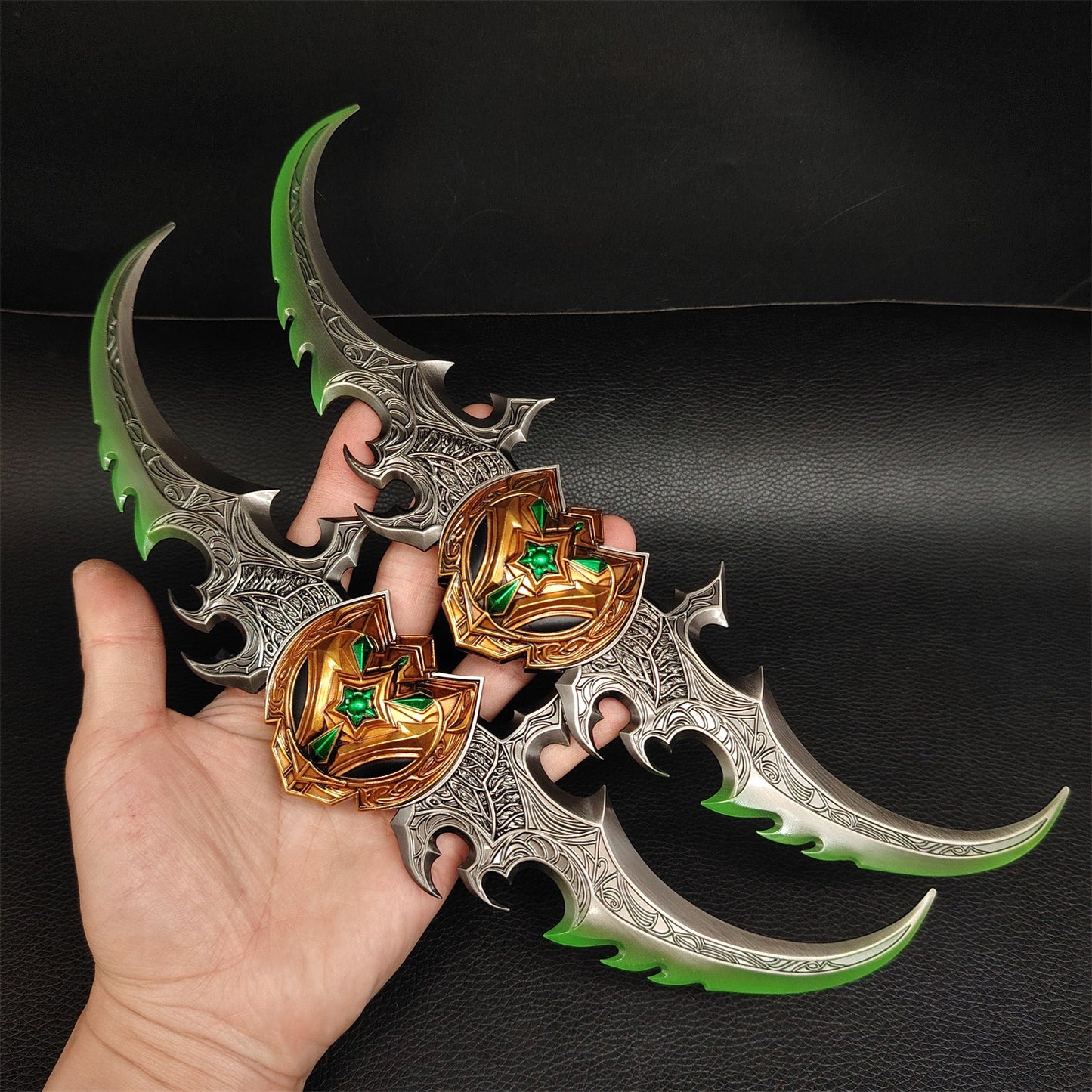 Illidan Stormrage Warglaive of Azzinoth Metal Handicraft