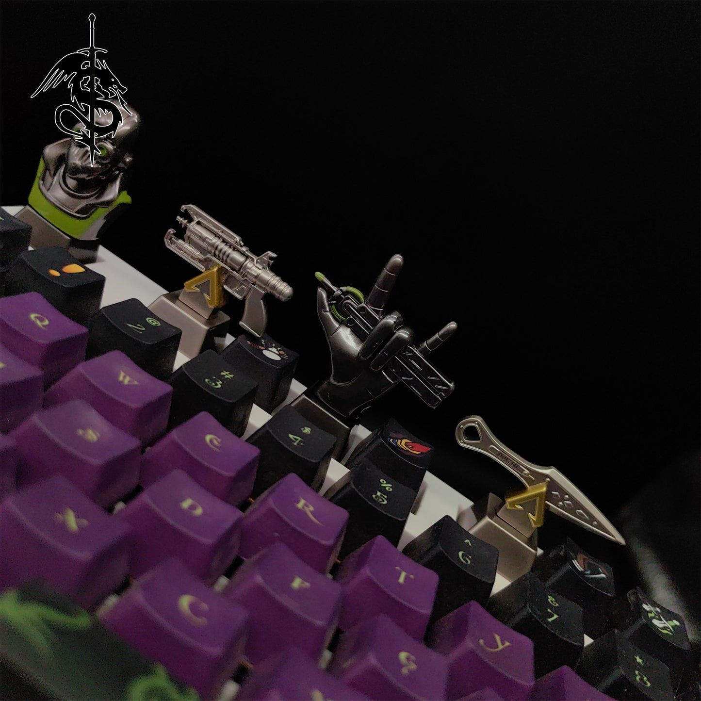 Customized Heirloom Mechanical Keyboard Caps 4 In 1 Pack