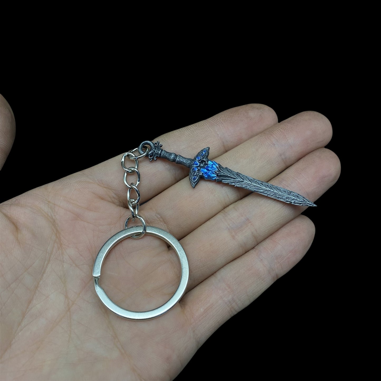 ER Game Sword Keychain 4 In 1 Pack Backpack Decor