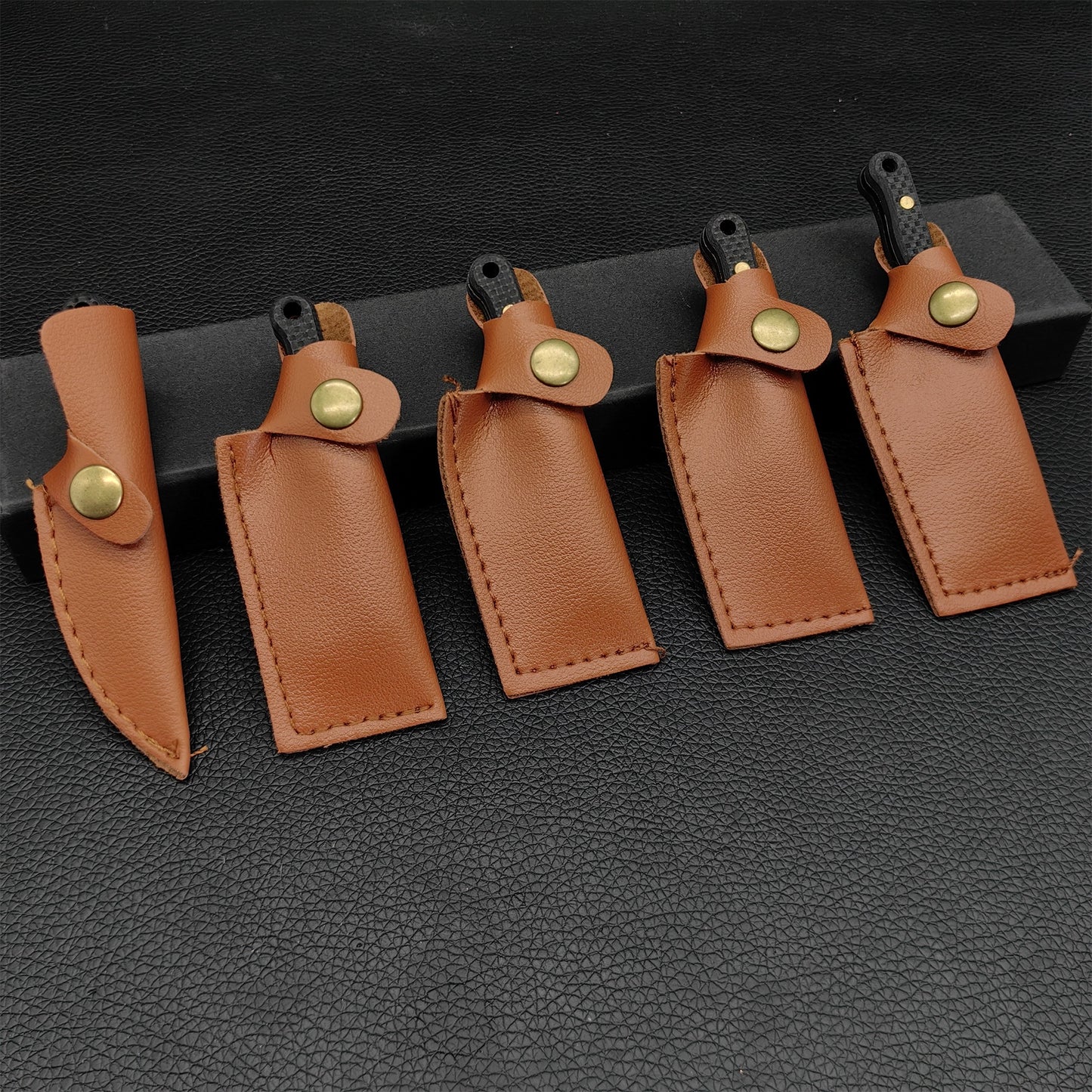 Wood Handle Mini Kitchen Knife EDC Tool Knife 5 In 1 Pack