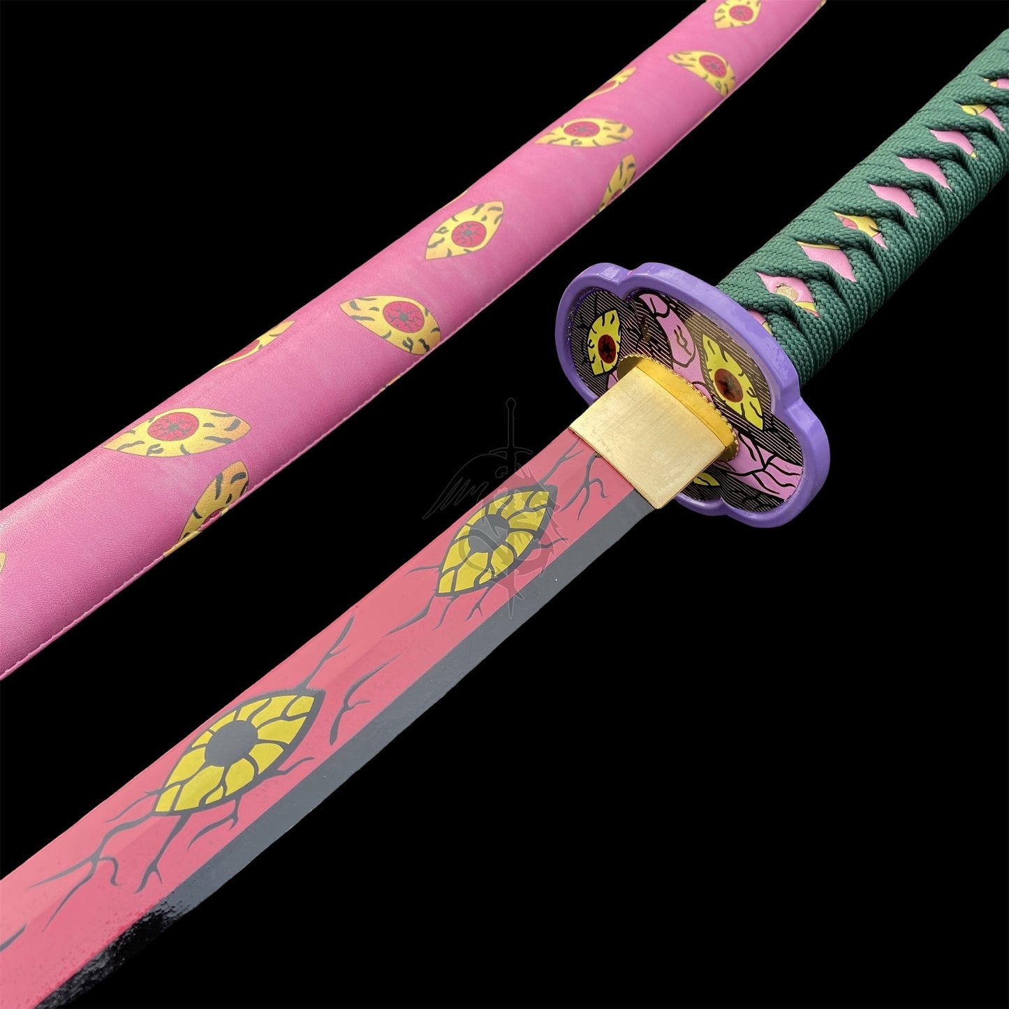 Life-size Kokushibo Katana Metal Replica