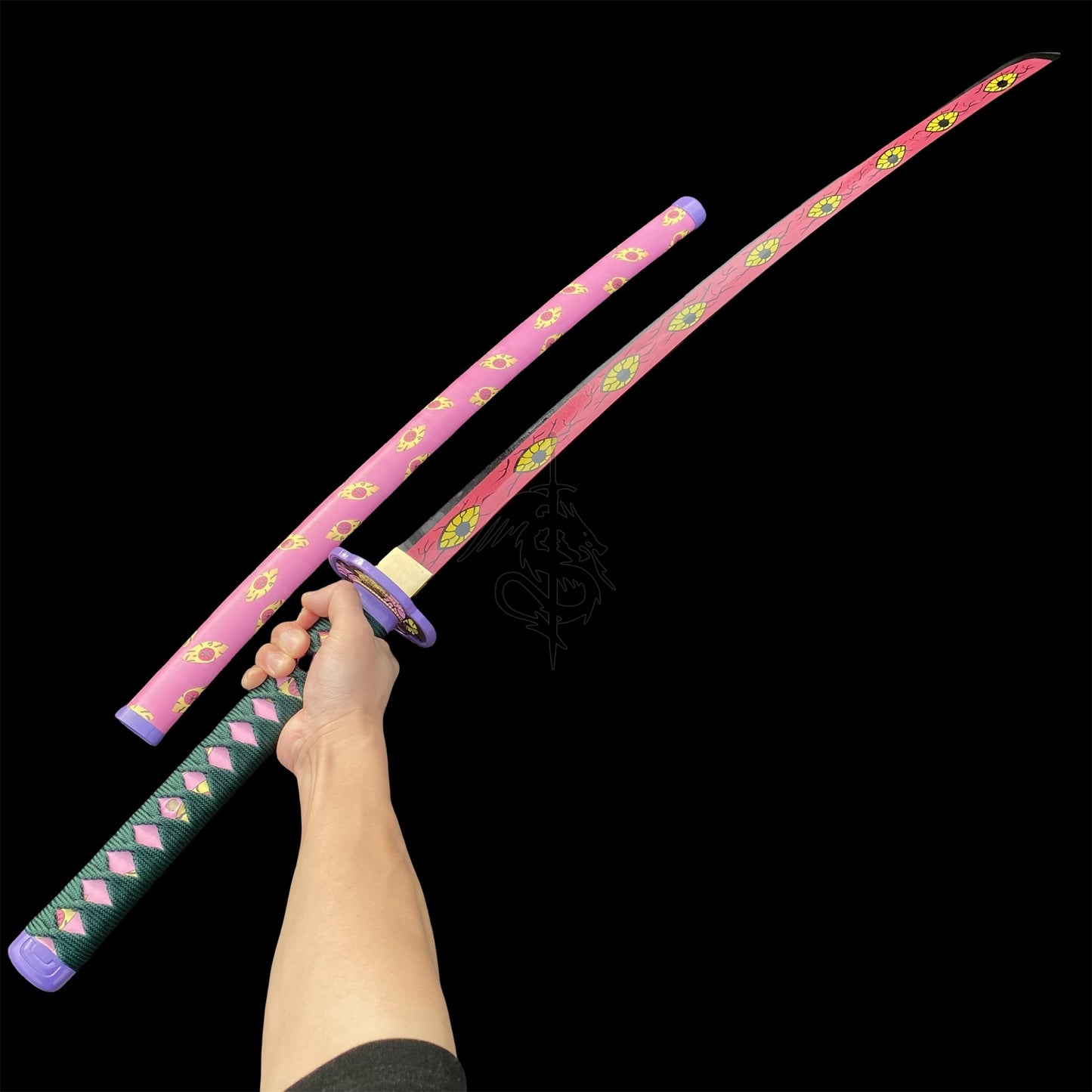 Life-size Kokushibo Katana Metal Replica