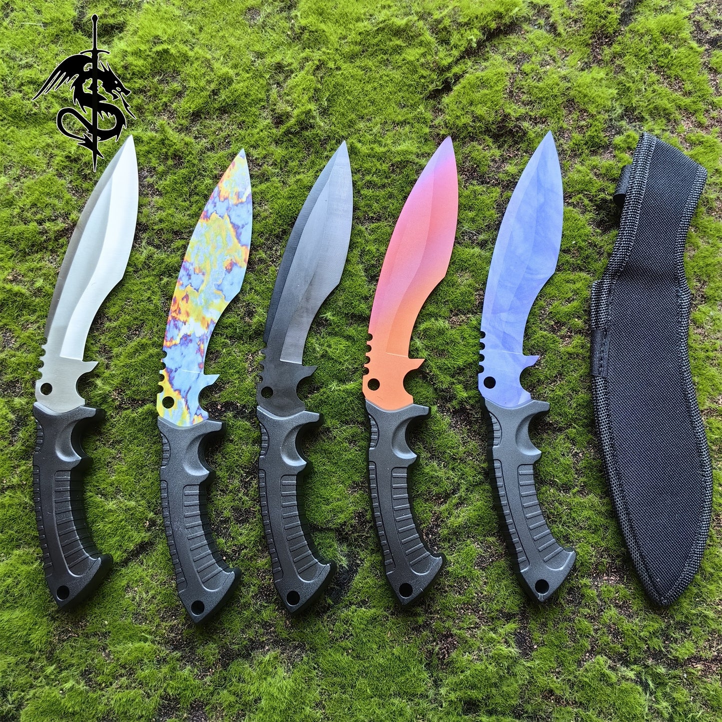 GO Game Blunt Blades Kukri Knife Props