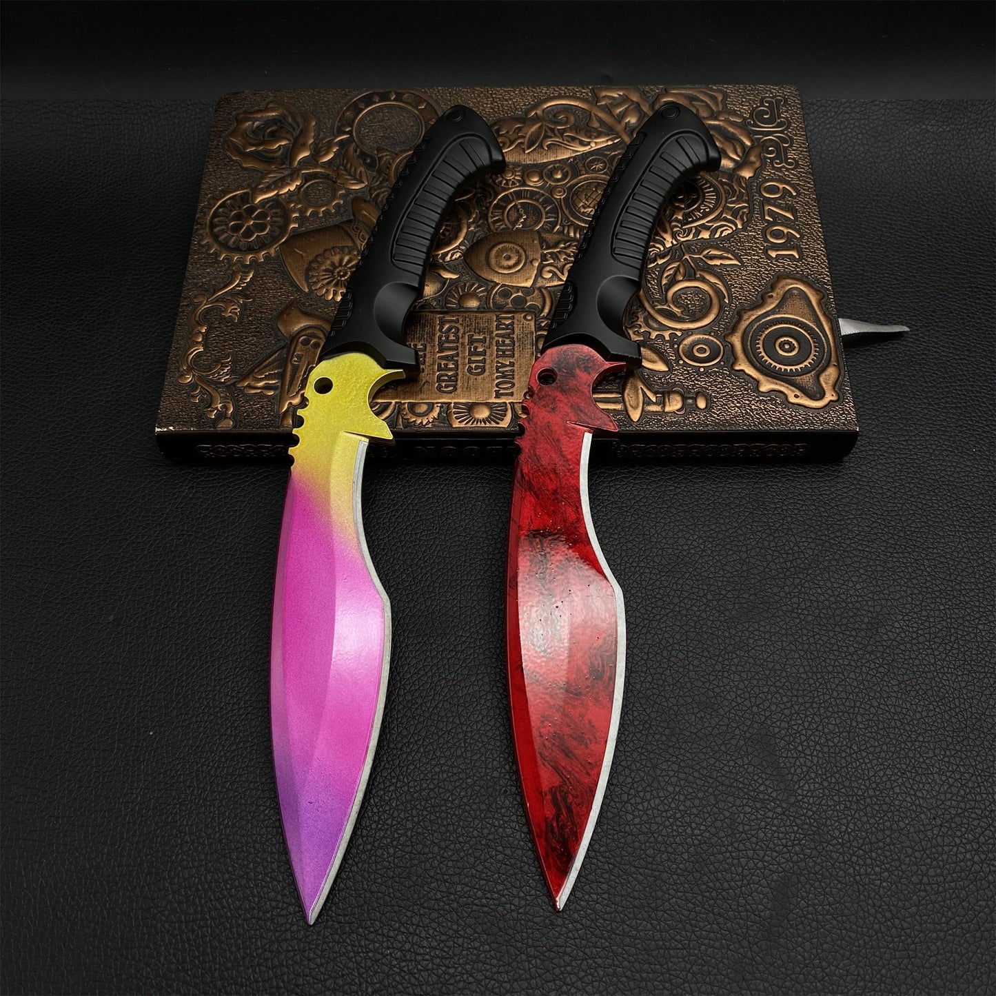 GO Game Kukri Knife Props Metal Replica 2 Colors