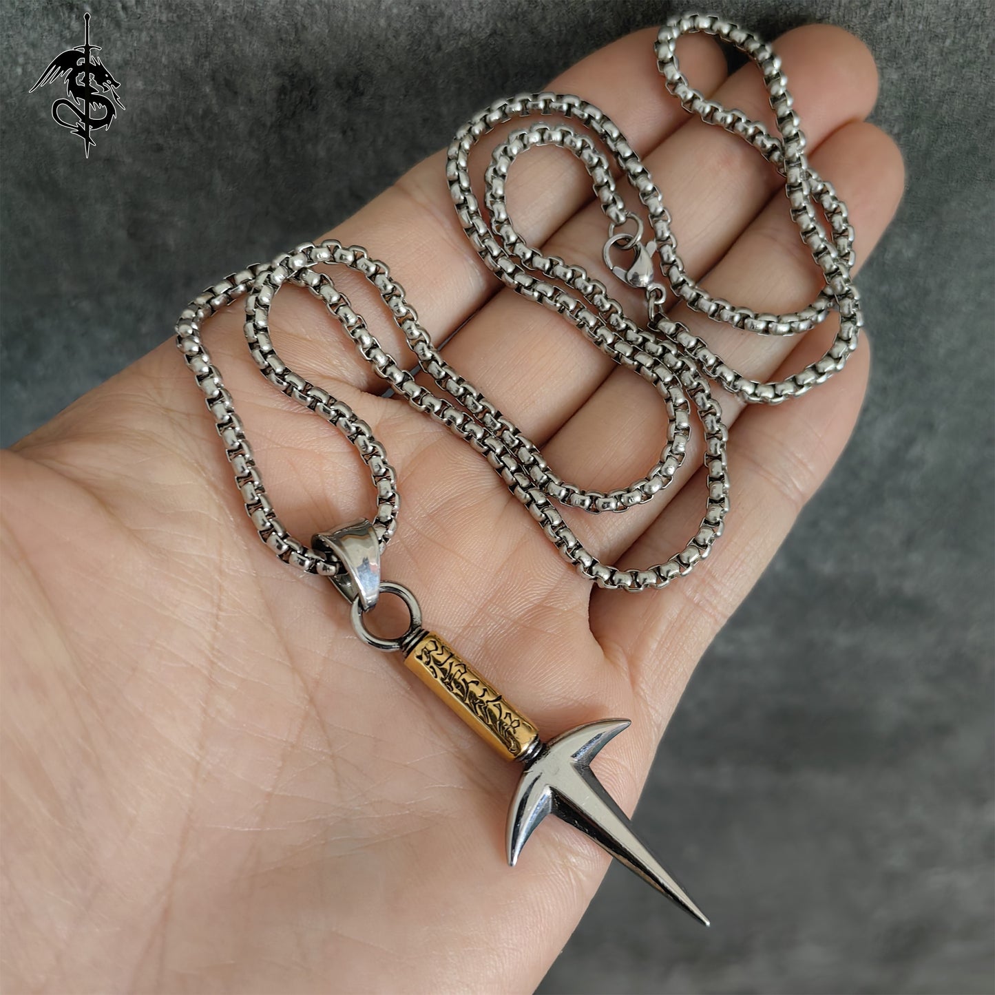 Flying Thunder God Kunai Metal Necklace