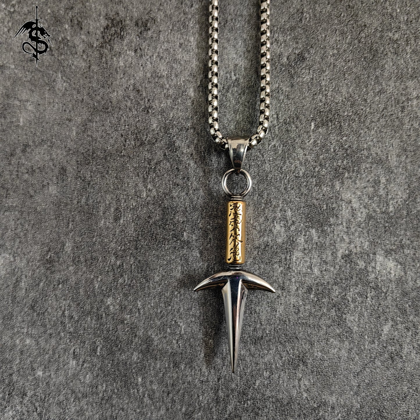Flying Thunder God Kunai Metal Necklace