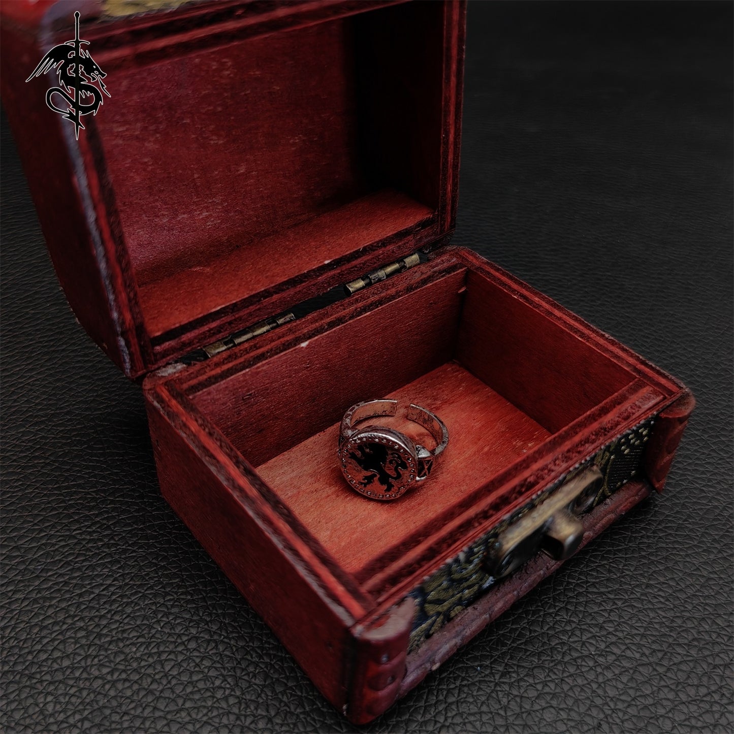 Leo Ring Alloy Open Ring Craft Replica