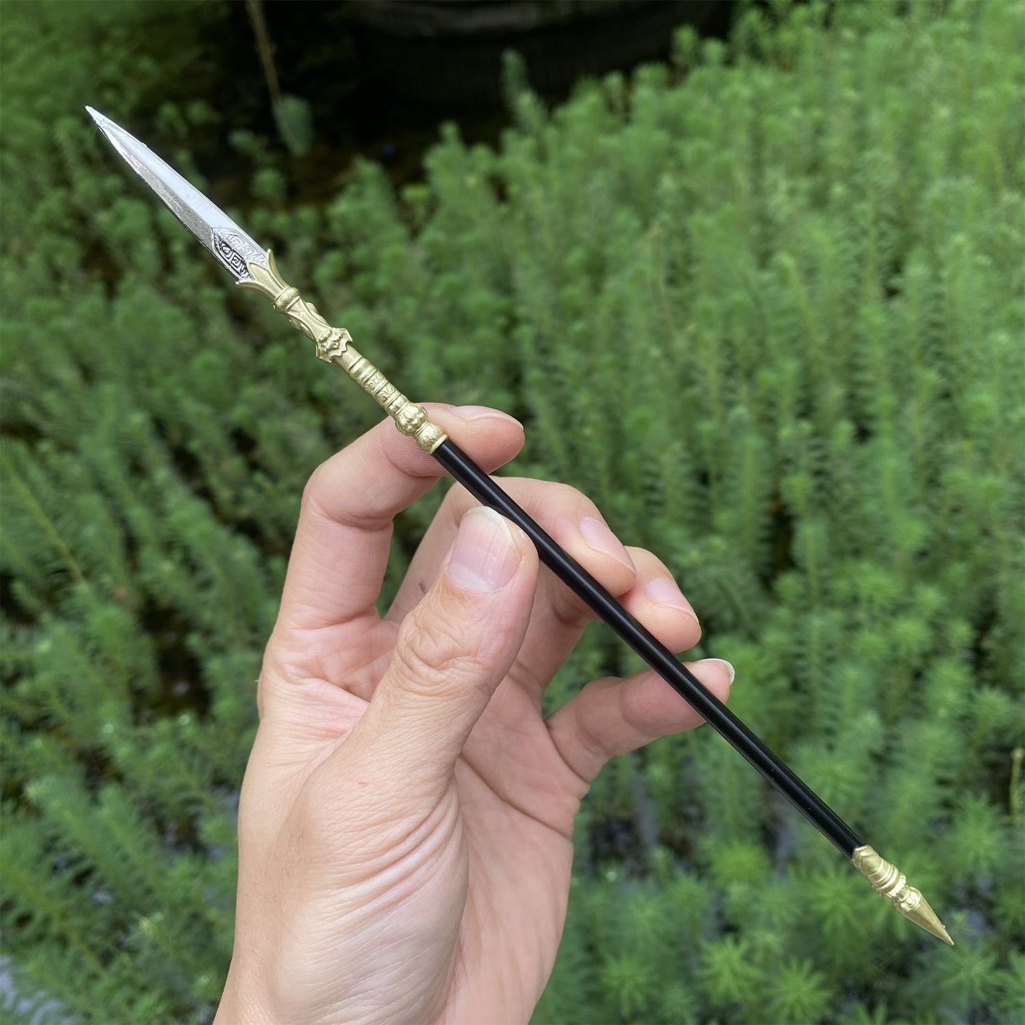 Chinese Ancient Three Kingdoms Long Sky Spear Metal Replica