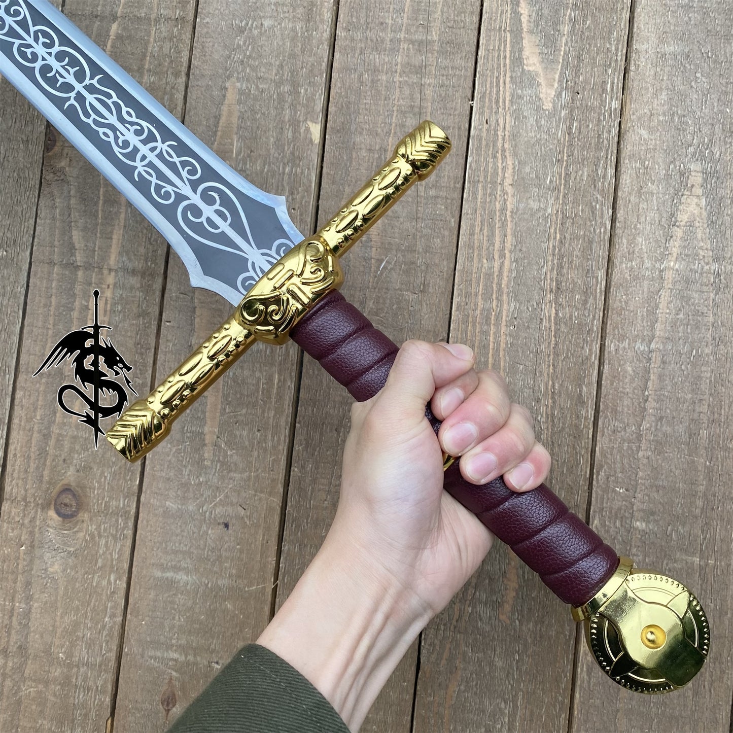 ER Game Steel Lordsworn's Straight Sword Metal Replica