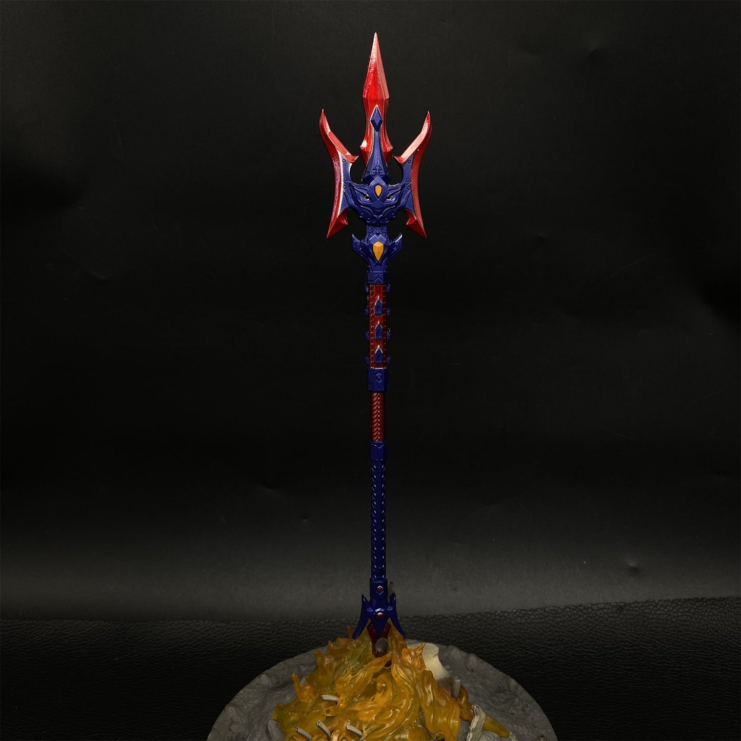 Metal Three Kingdom LvBu Halberd Miniature