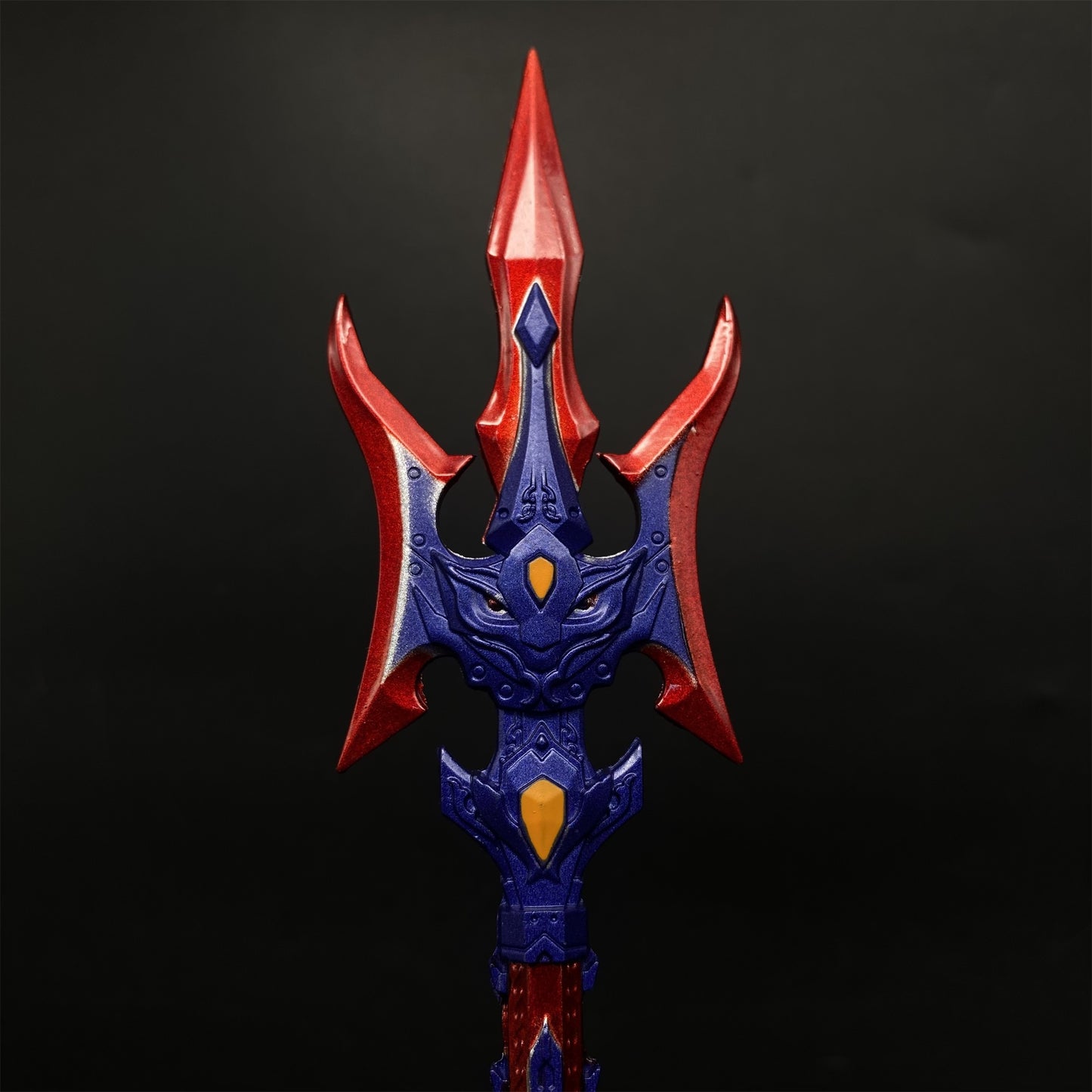 Metal Three Kingdom LvBu Halberd Miniature