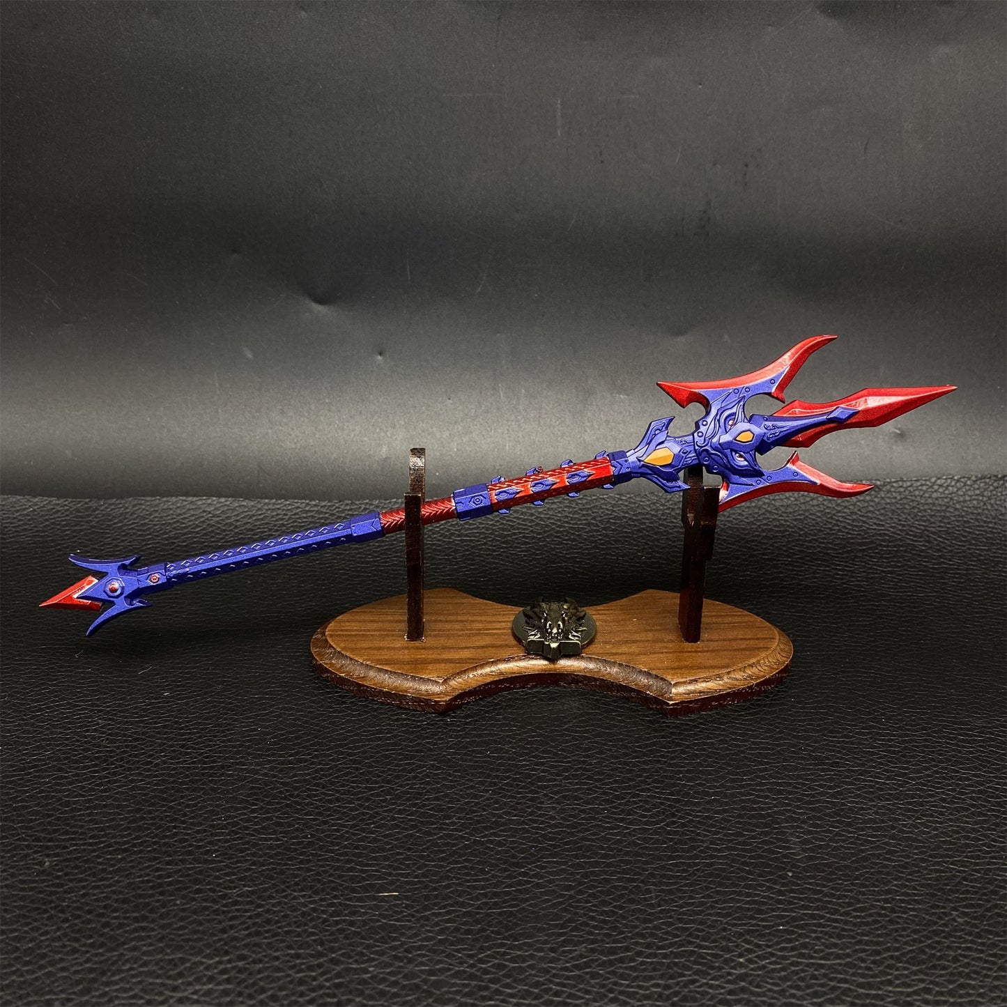 Metal Three Kingdom LvBu Halberd Miniature