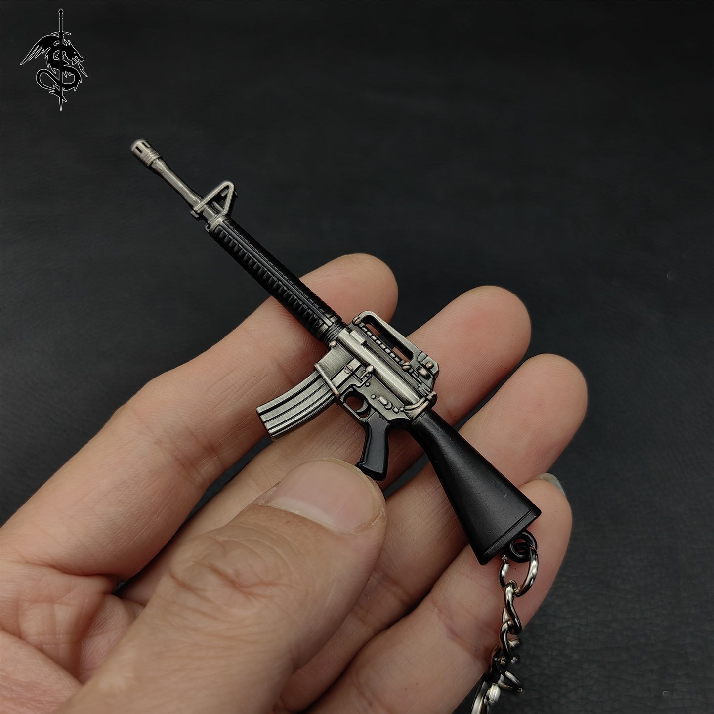 Hot Game Metal M16A4 Gun Keychain