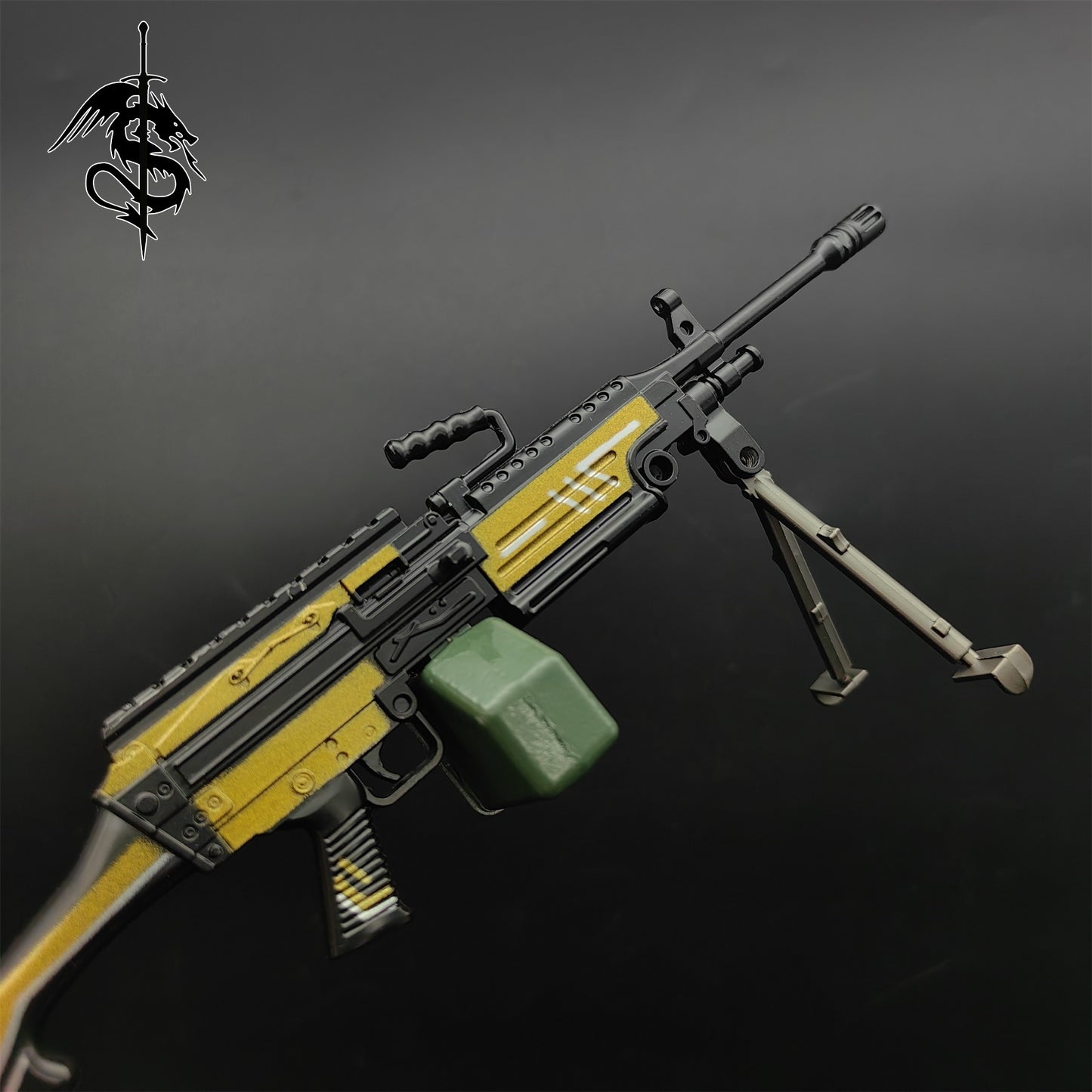 M249 Machine Gun Metal Small Replica