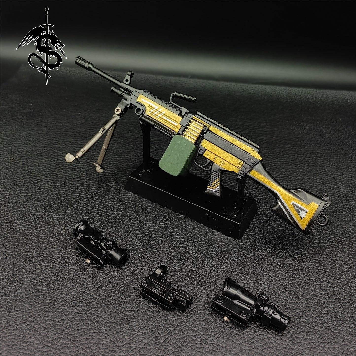 M249 Machine Gun Metal Small Replica