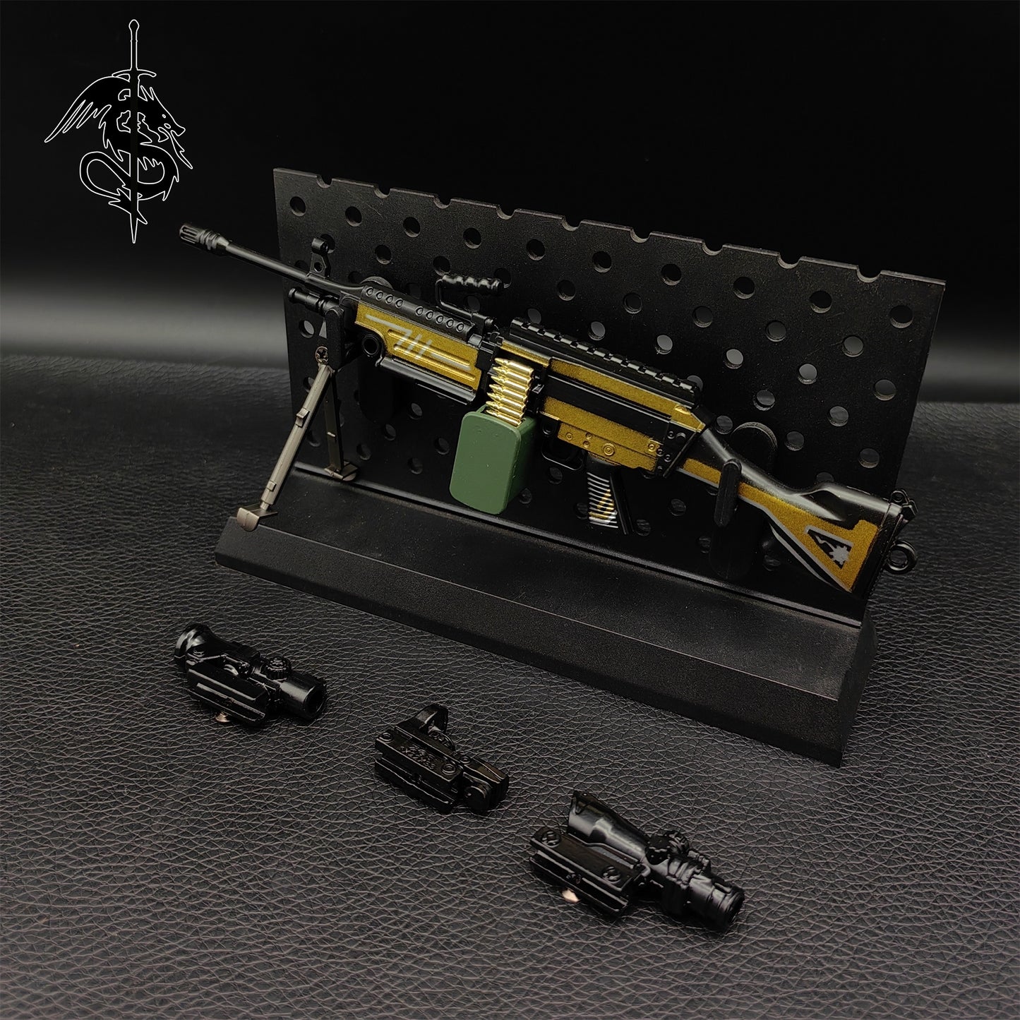 M249 Machine Gun Metal Small Replica