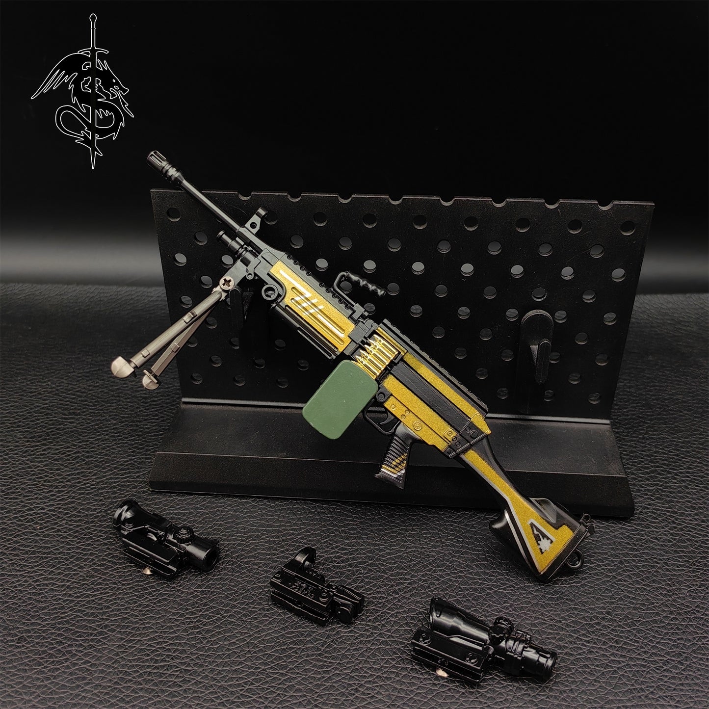 M249 Machine Gun Metal Small Replica