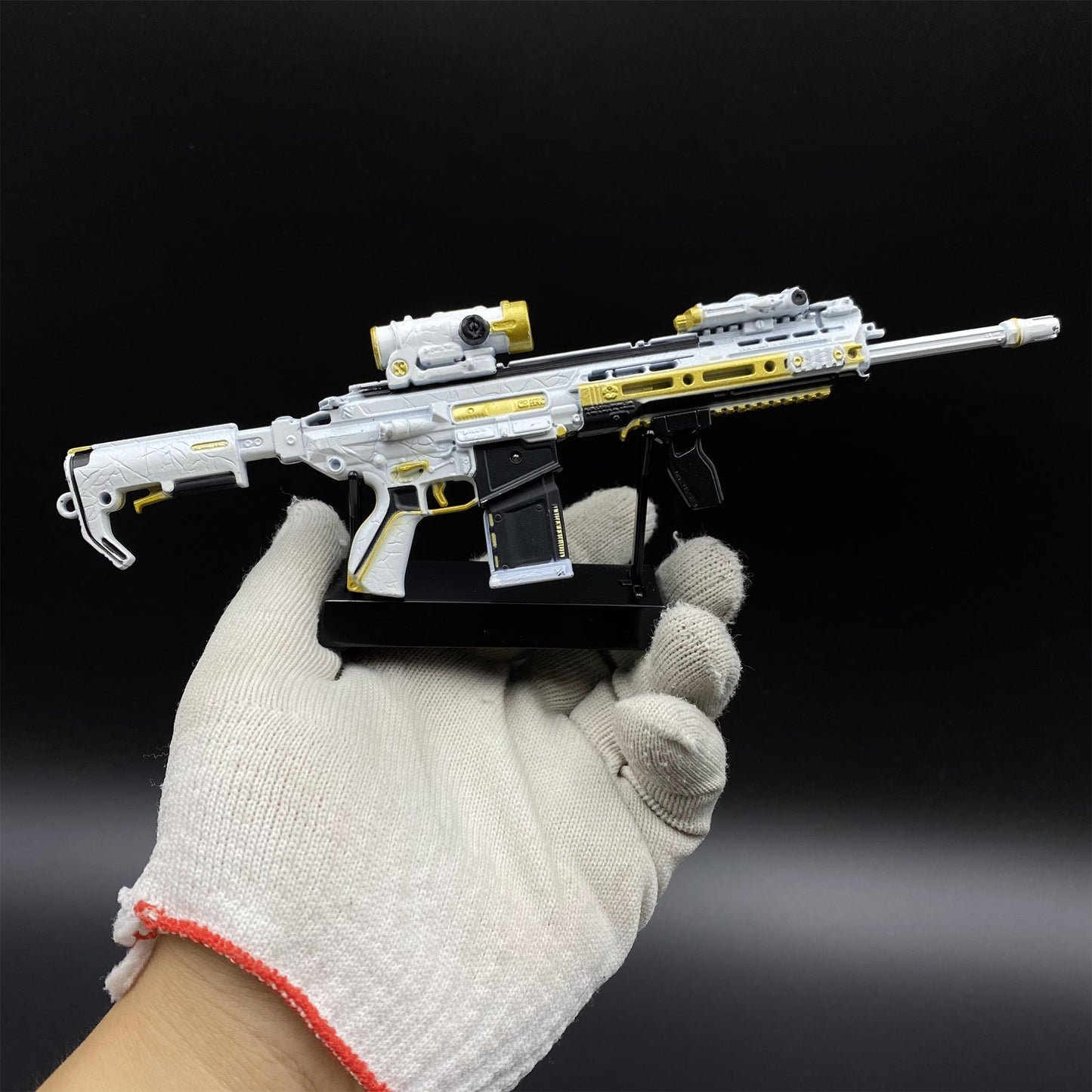 DF Mercy M7 Battle Rifle Metal Tiny Gun For Collection