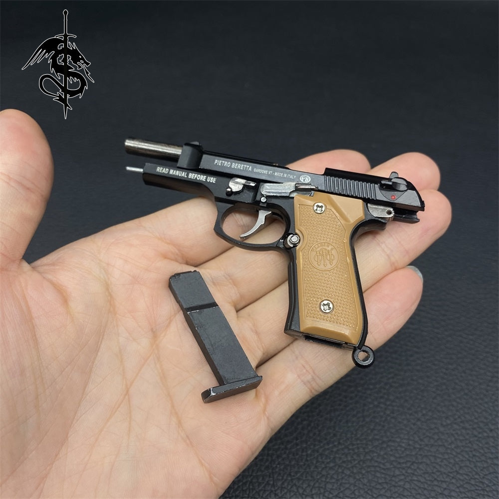 M1911 Miniature Alloy Small Desert Eagle Colt M92f Pistol Toy Gun