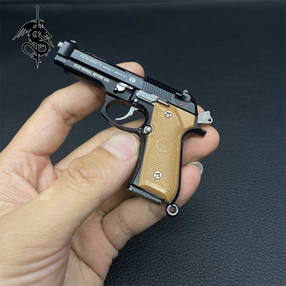 M1911 Miniature Alloy Small Desert Eagle Colt M92f Pistol Toy Gun