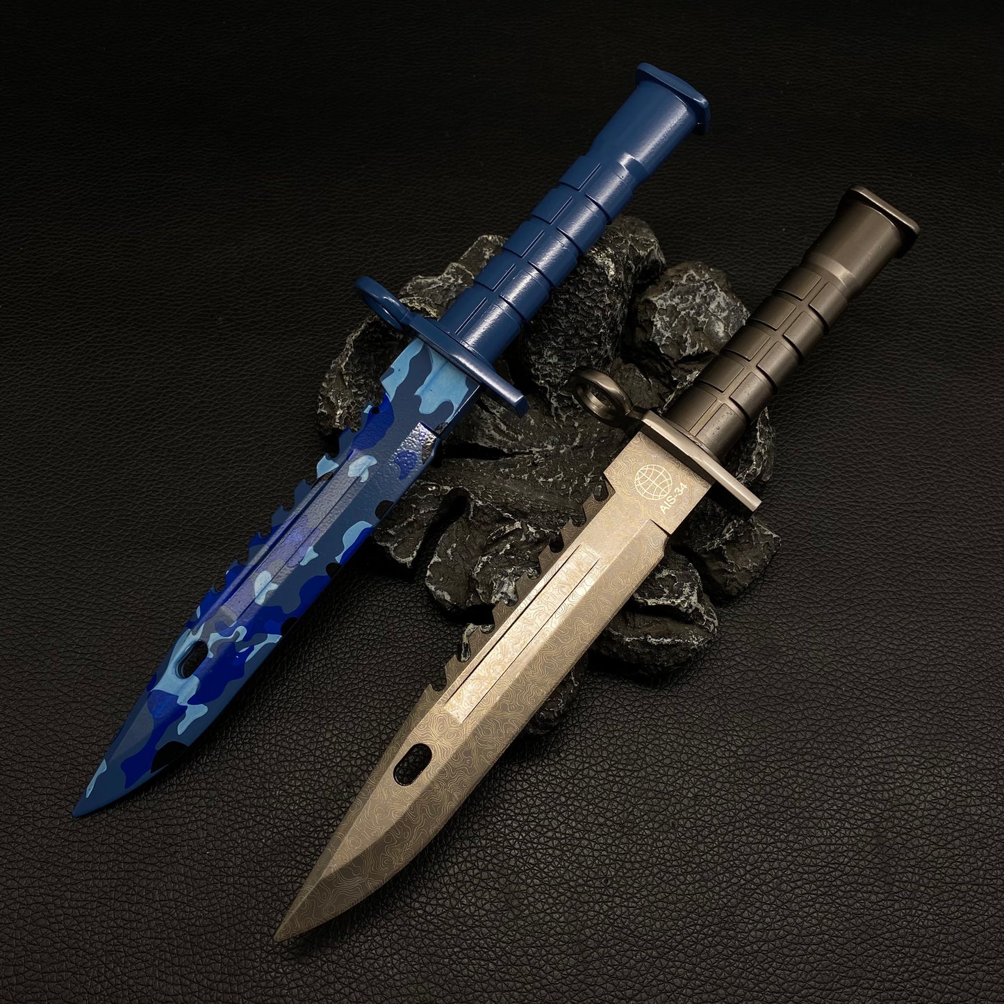 M9 Bayonet GO Game M9 Lore Skin And Bright Water Melee Metal Replicas