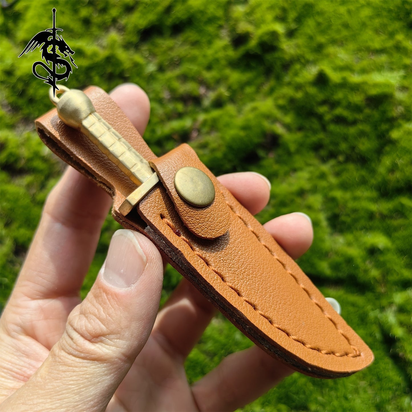 EDC Brass Handle Knife Out Tool Unboxing Knife
