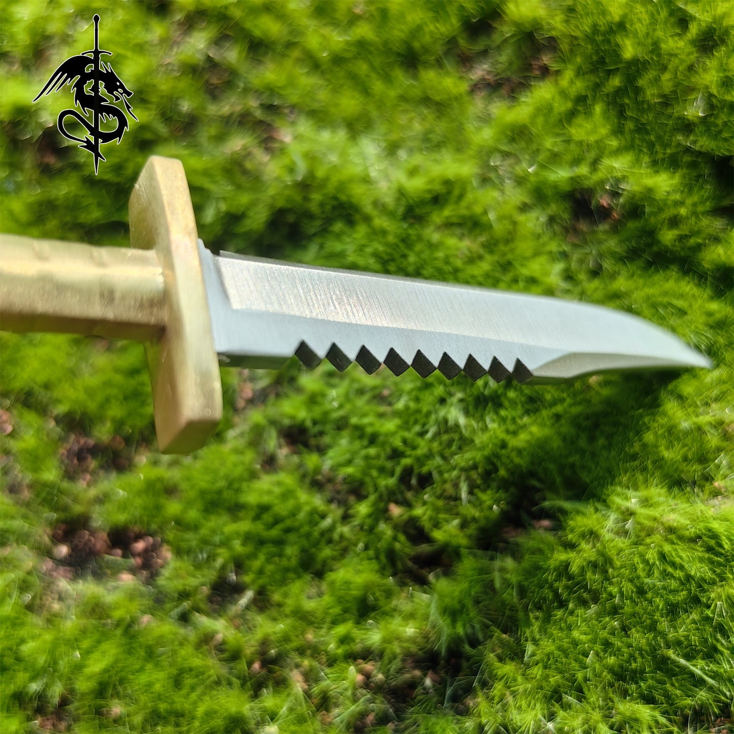 EDC Brass Handle Knife Out Tool Unboxing Knife