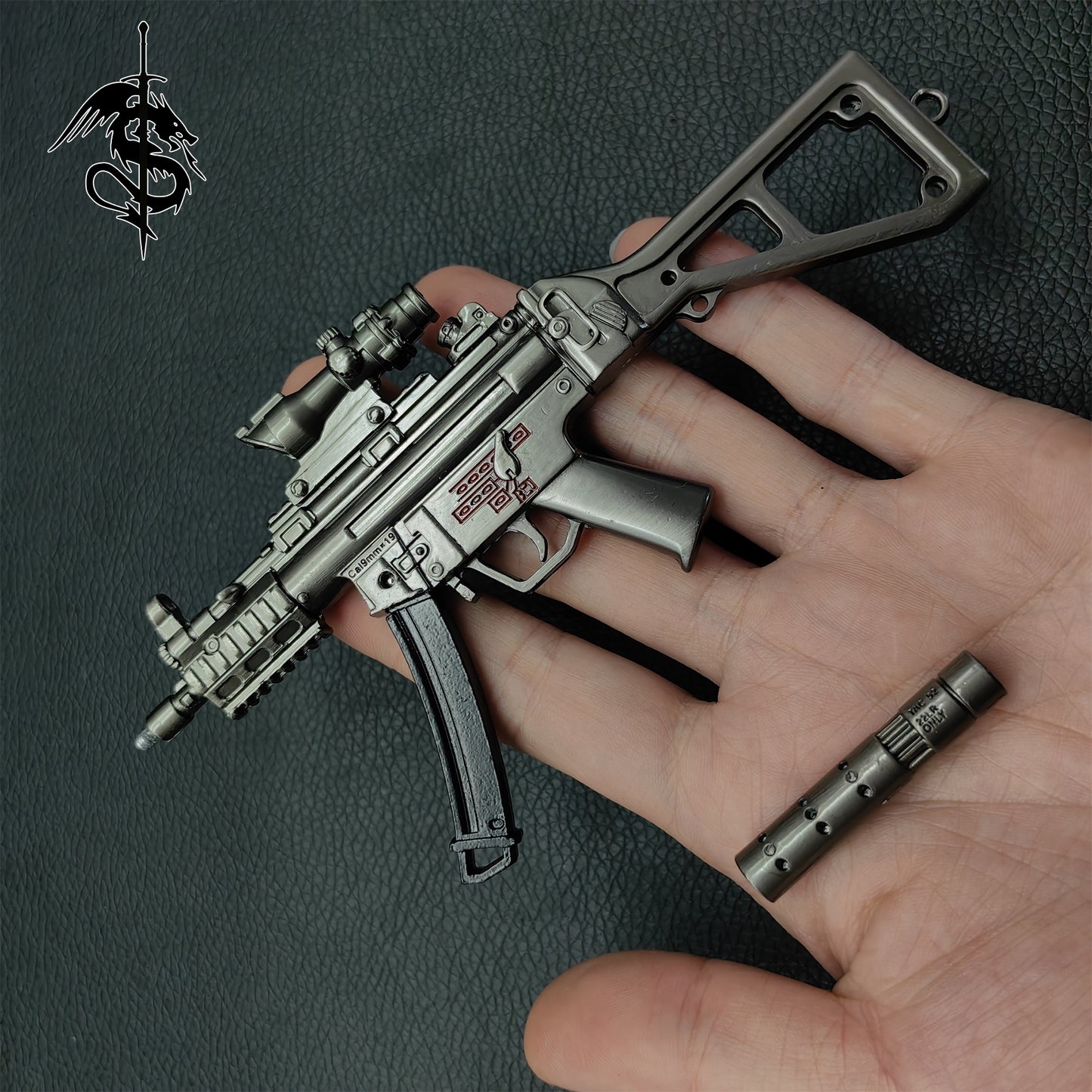 MP5K Miniature Tiny Mp5 SMG Submachine Gun Small Metal Replica