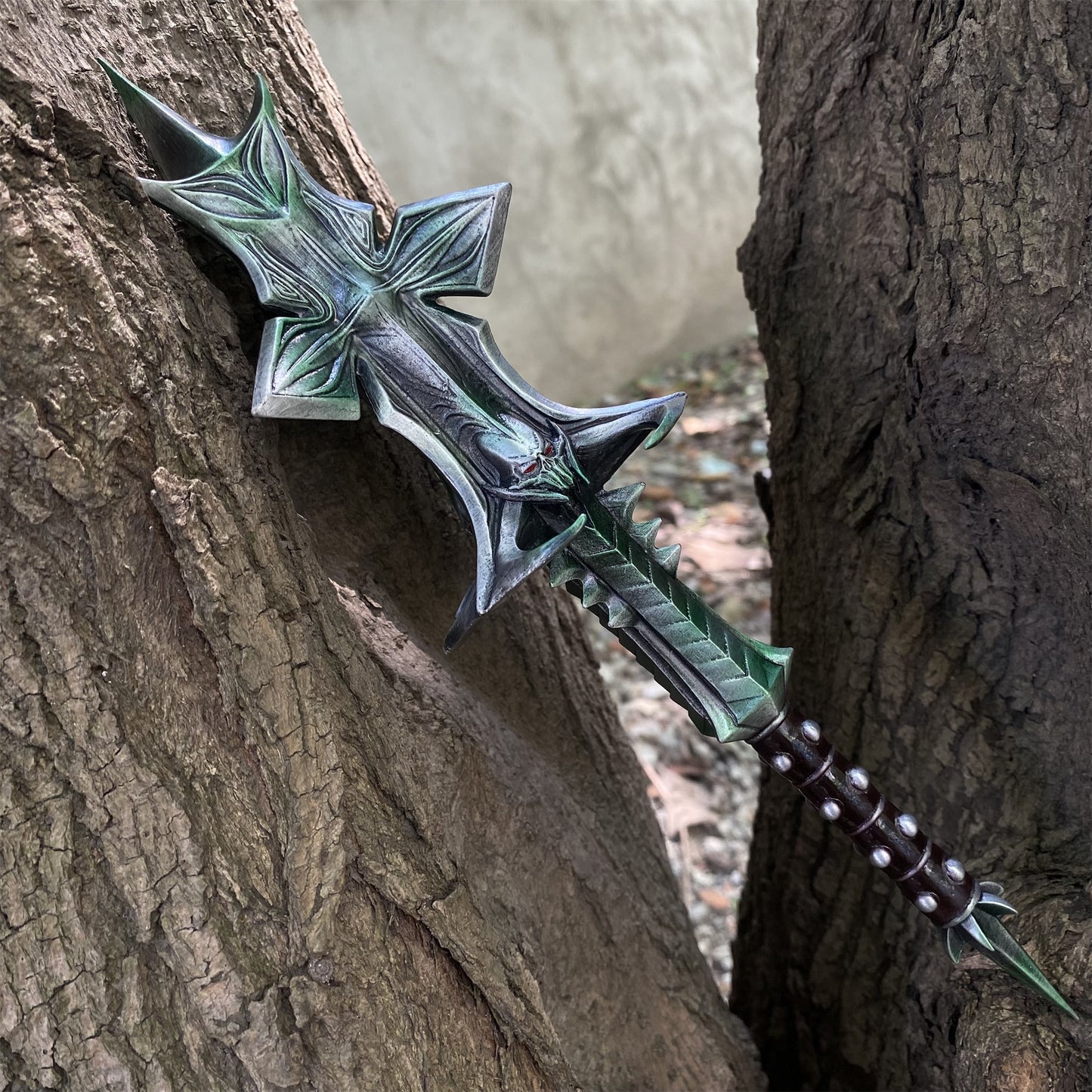 1:2 Skyrim Mace of Molag Bal Metal Replica