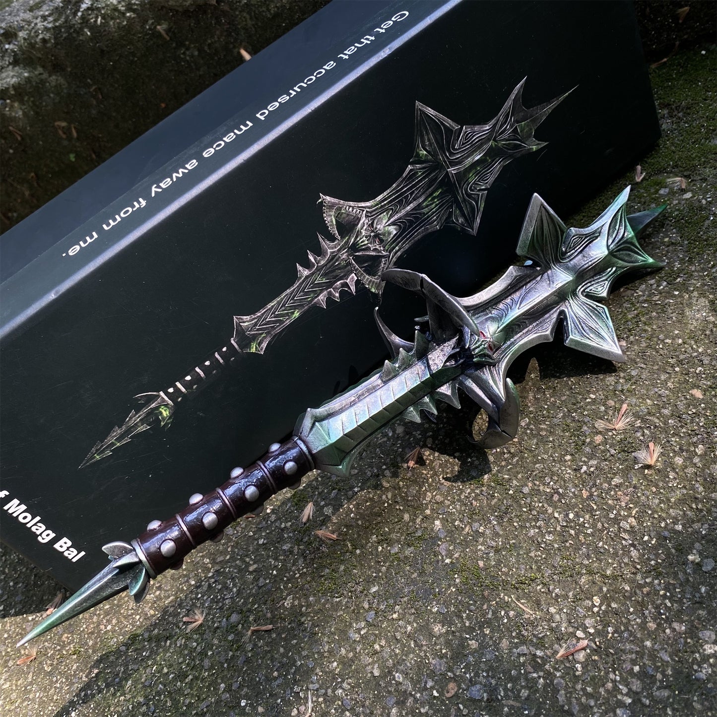 1:2 Skyrim Mace of Molag Bal Metal Replica