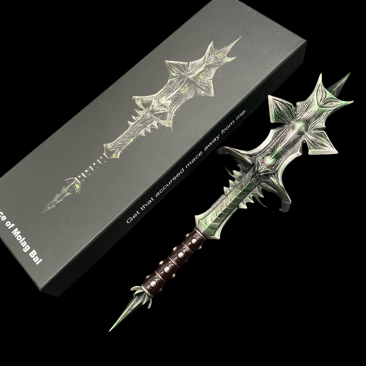 1:2 Skyrim Mace of Molag Bal Metal Replica