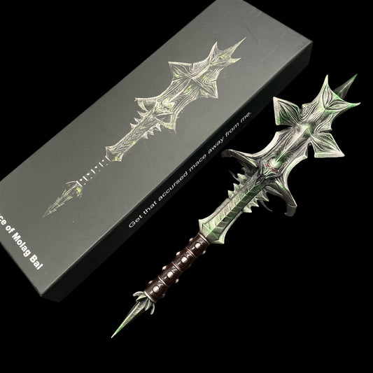 1:2 Skyrim Mace of Molag Bal Metal Replica