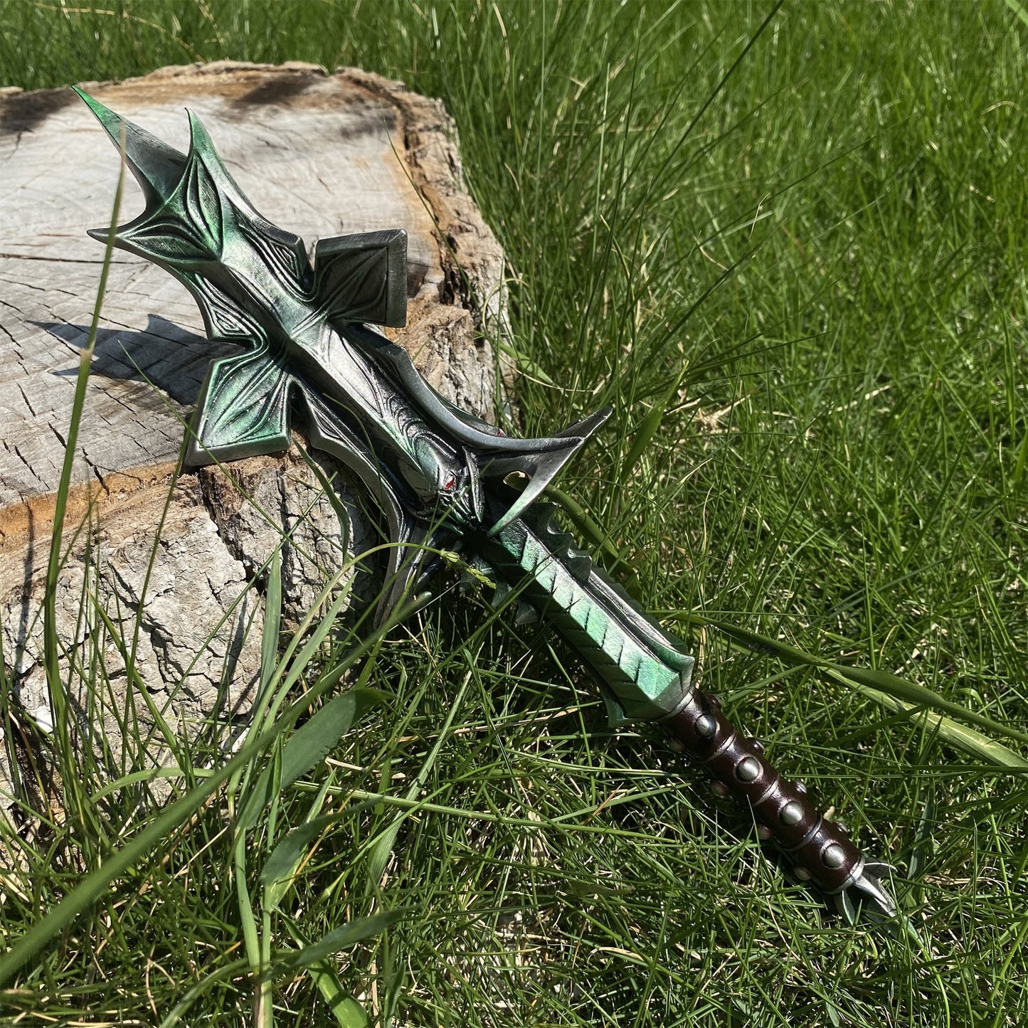 1:2 Skyrim Mace of Molag Bal Metal Replica