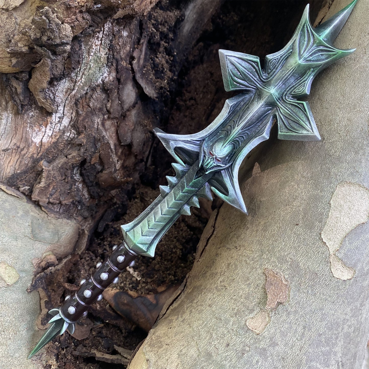 1:2 Skyrim Mace of Molag Bal Metal Replica