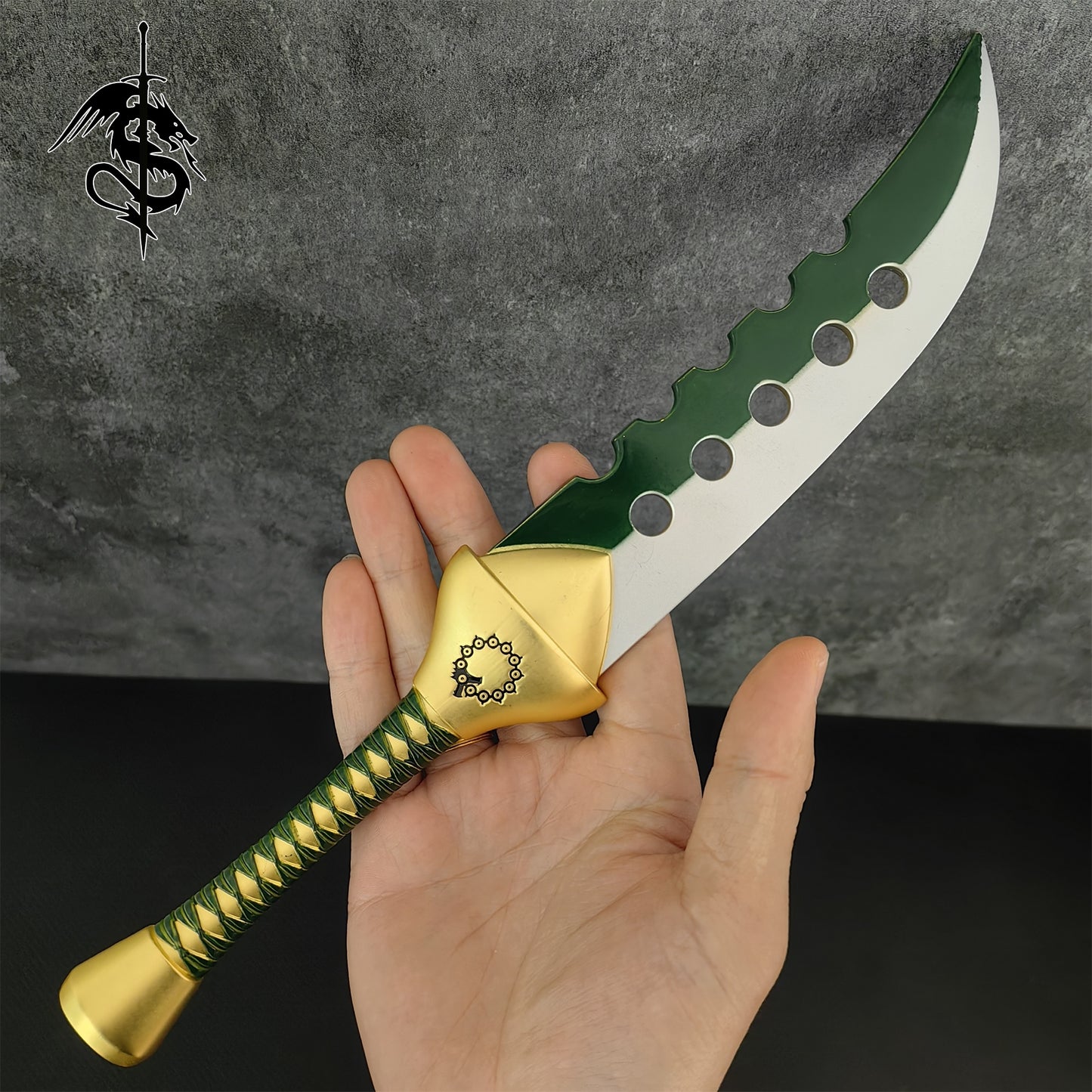 Meliodas Demon Sword Lostvayne Metal Replica Anime Sword