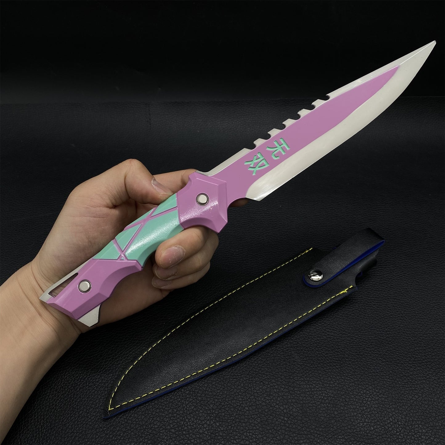 Metal Ego Knife Metal Melee Weapon Game Prop 3 Colors