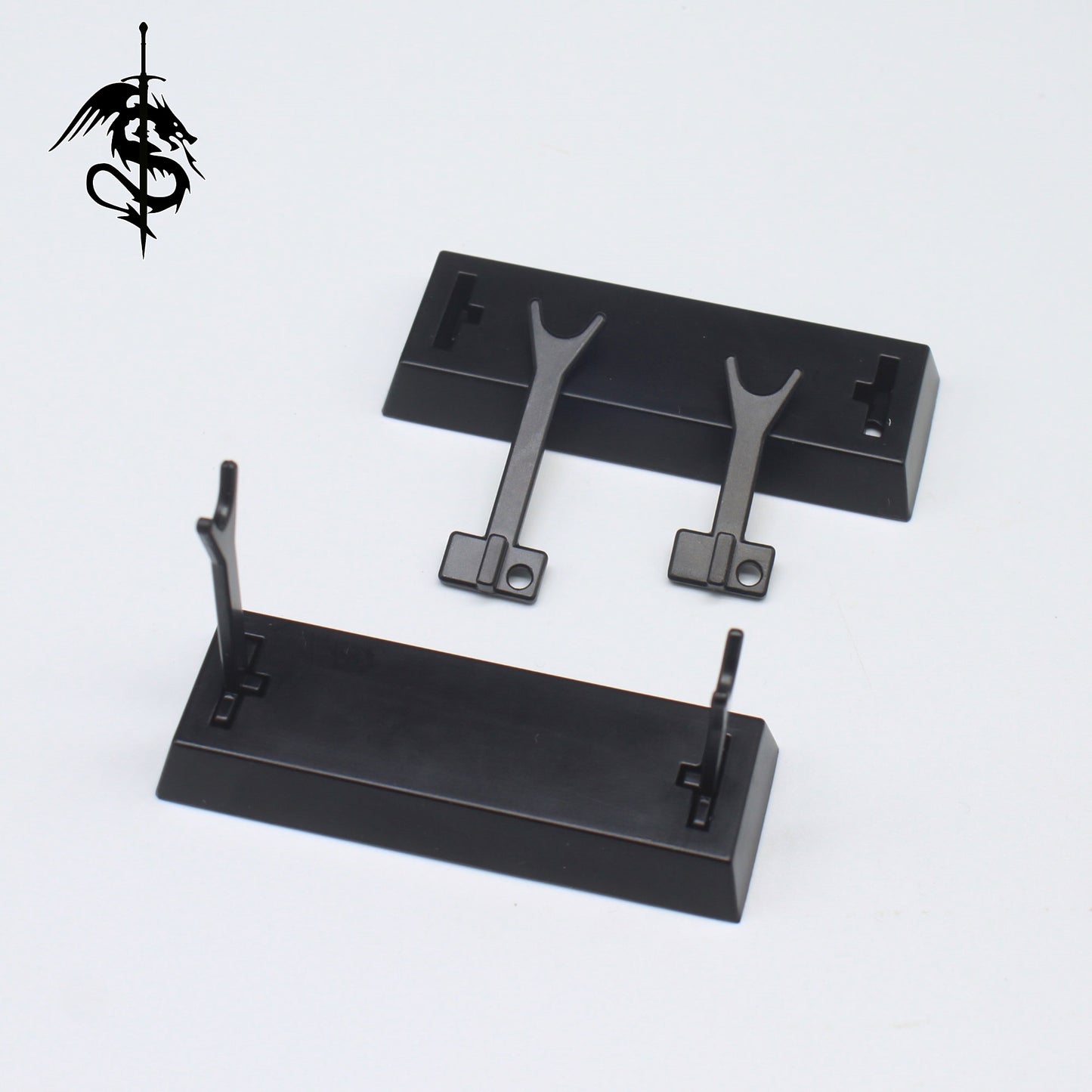 Sword Miniature Display Metal Holder Tiny Gun Stand