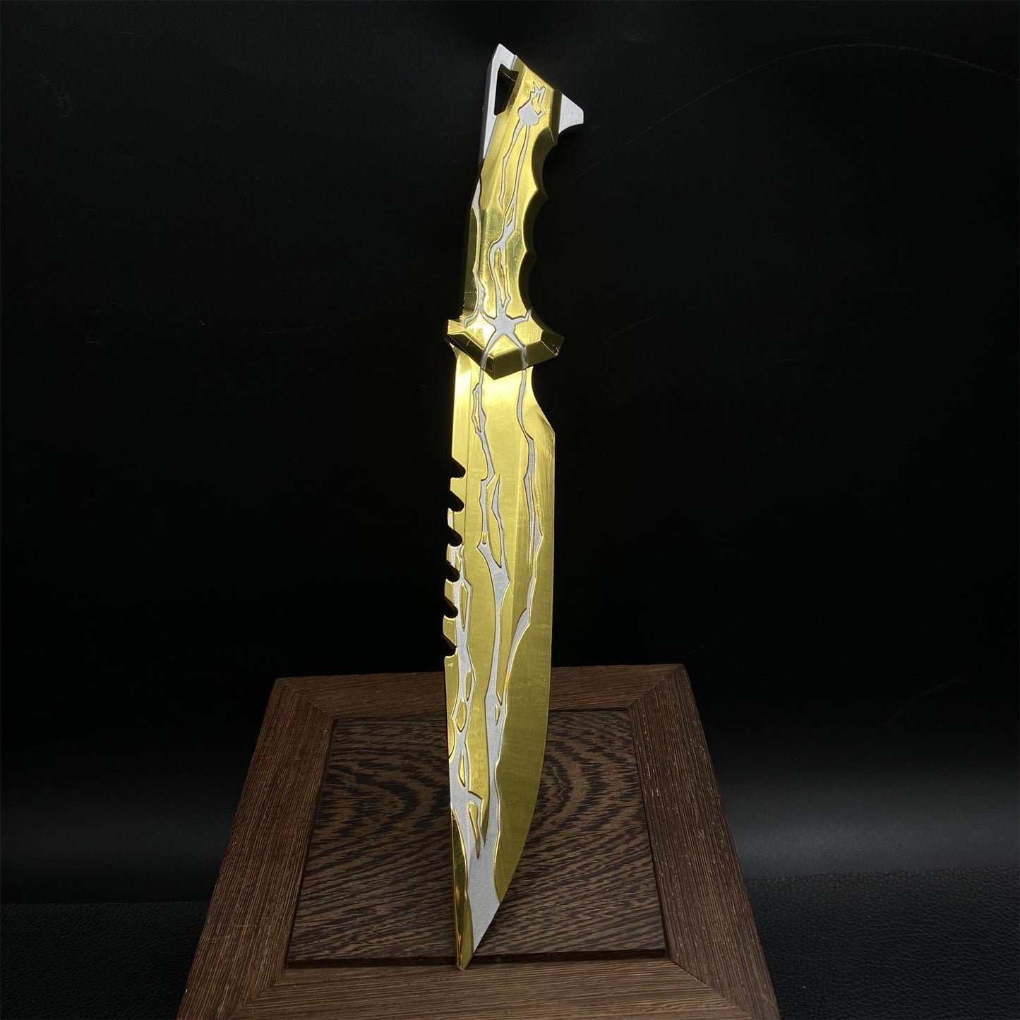 Metal Golden Smite Knife Metal Melee Weapon Game Prop