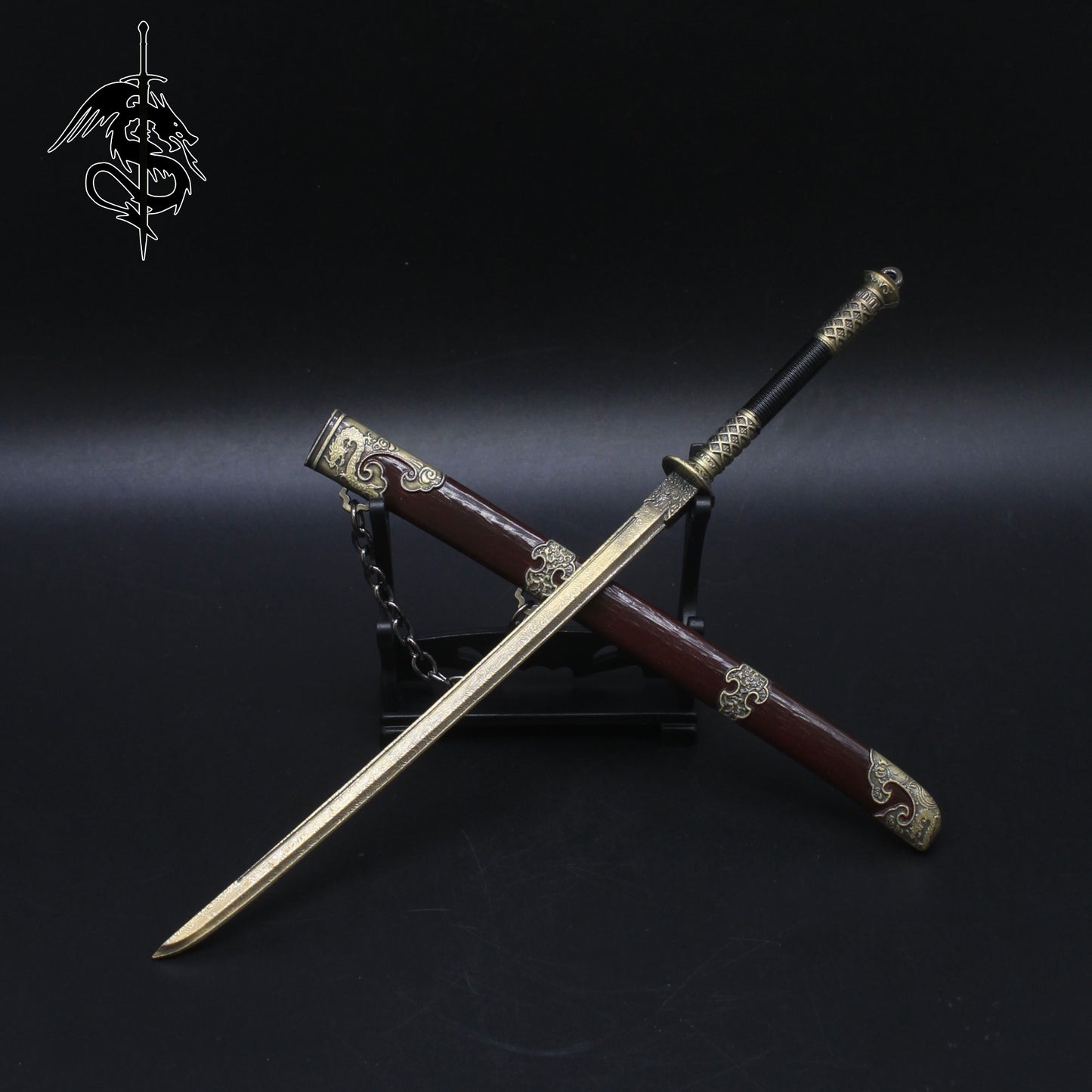 Metal Miao Dao Warrior Anti Japanese Pirate Weapon One Sixth Figure